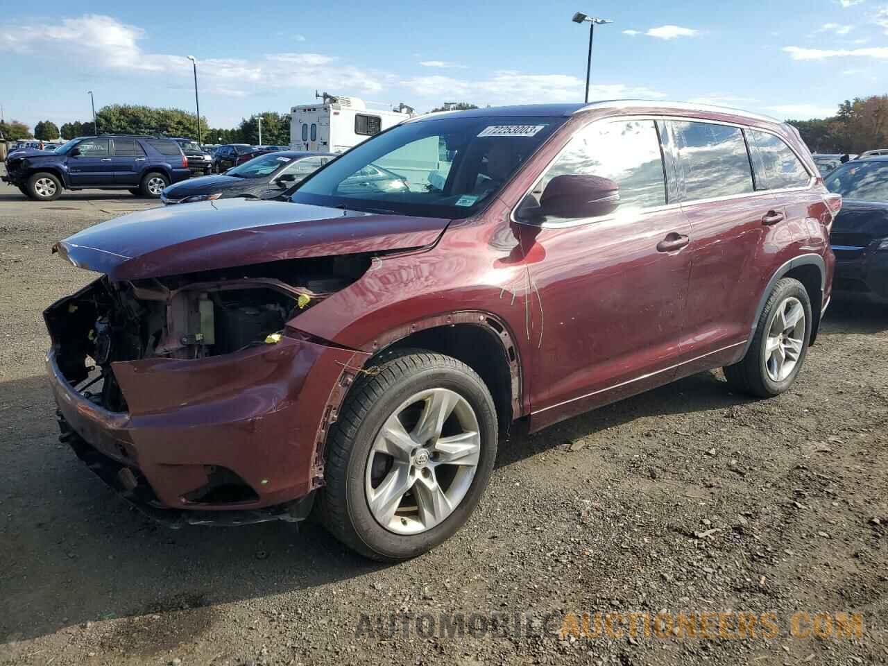 5TDDKRFH5FS124591 TOYOTA HIGHLANDER 2015