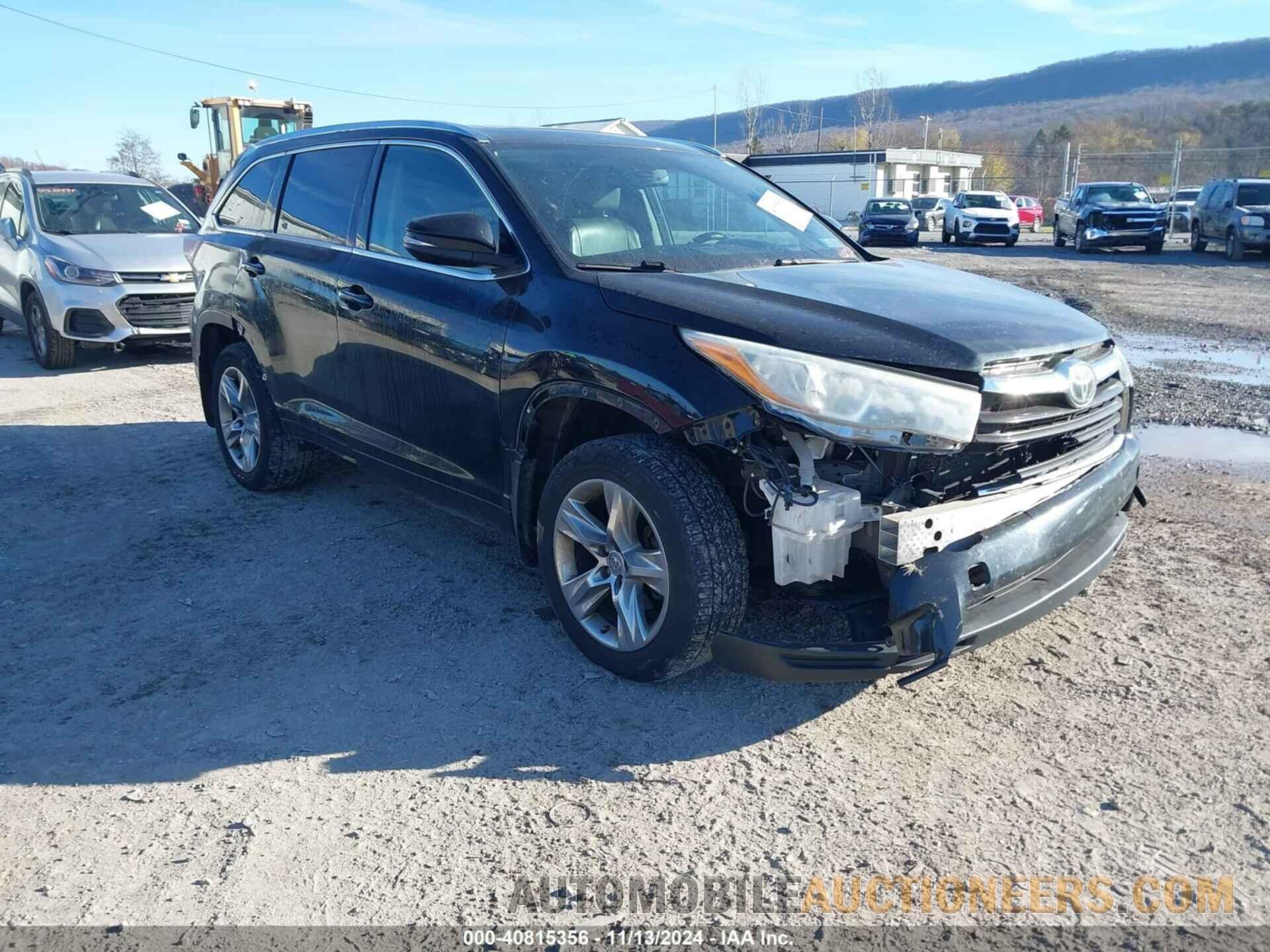 5TDDKRFH5FS124820 TOYOTA HIGHLANDER 2015