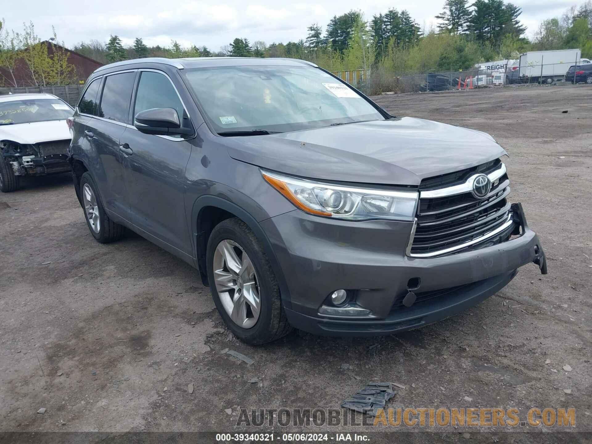 5TDDKRFH5FS141262 TOYOTA HIGHLANDER 2015