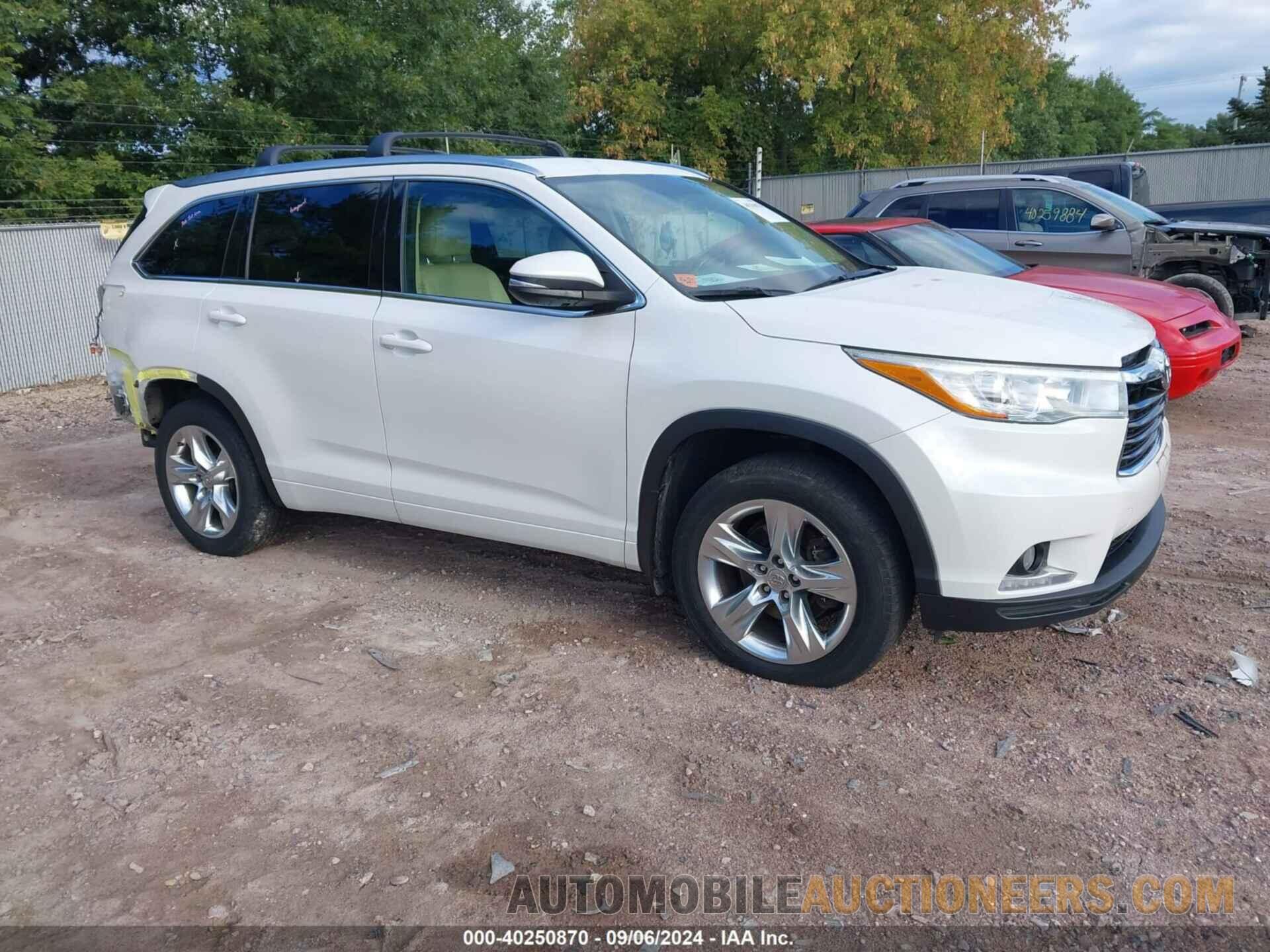 5TDDKRFH5FS147627 TOYOTA HIGHLANDER 2015