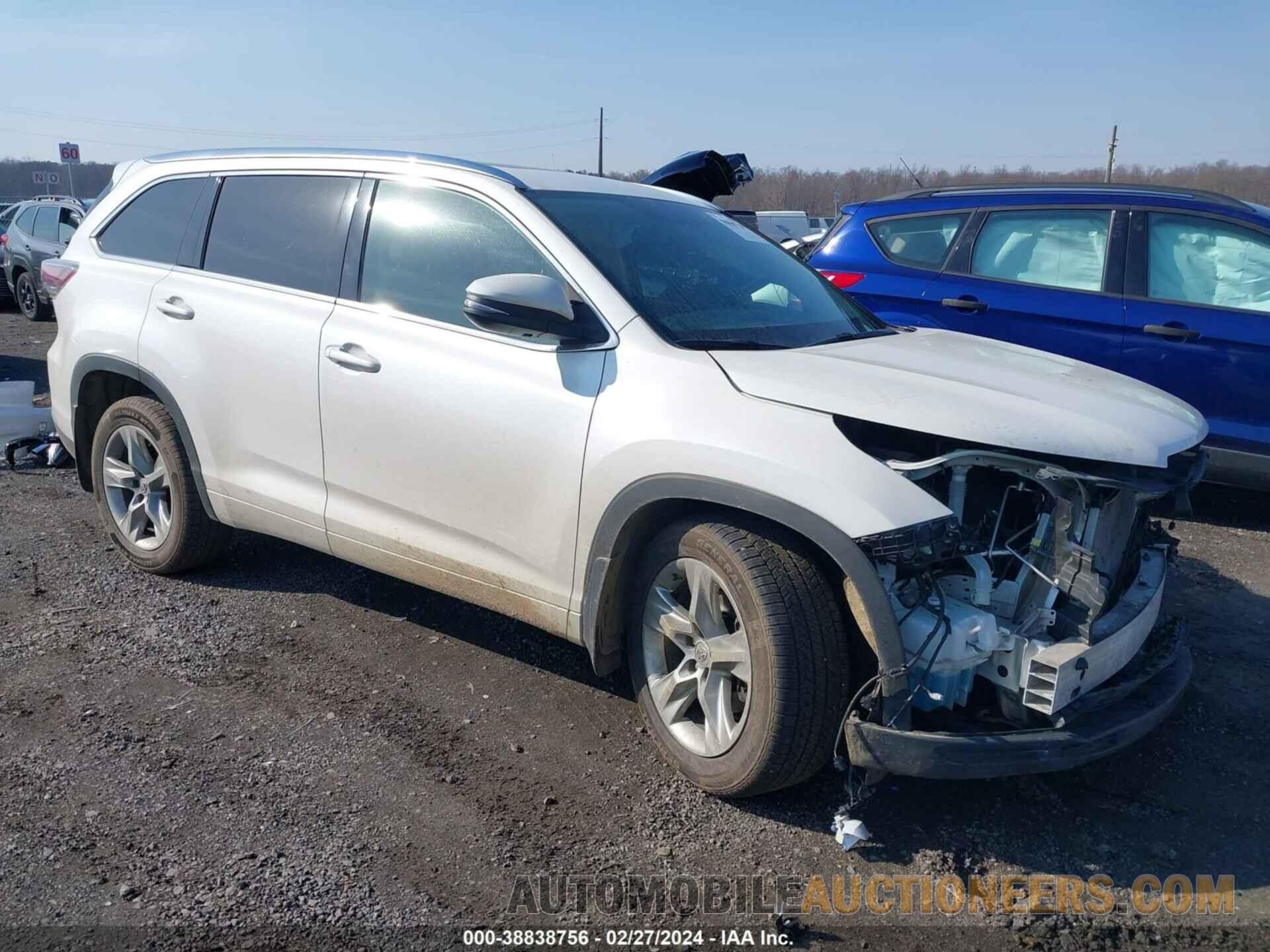 5TDDKRFH5FS183589 TOYOTA HIGHLANDER 2015