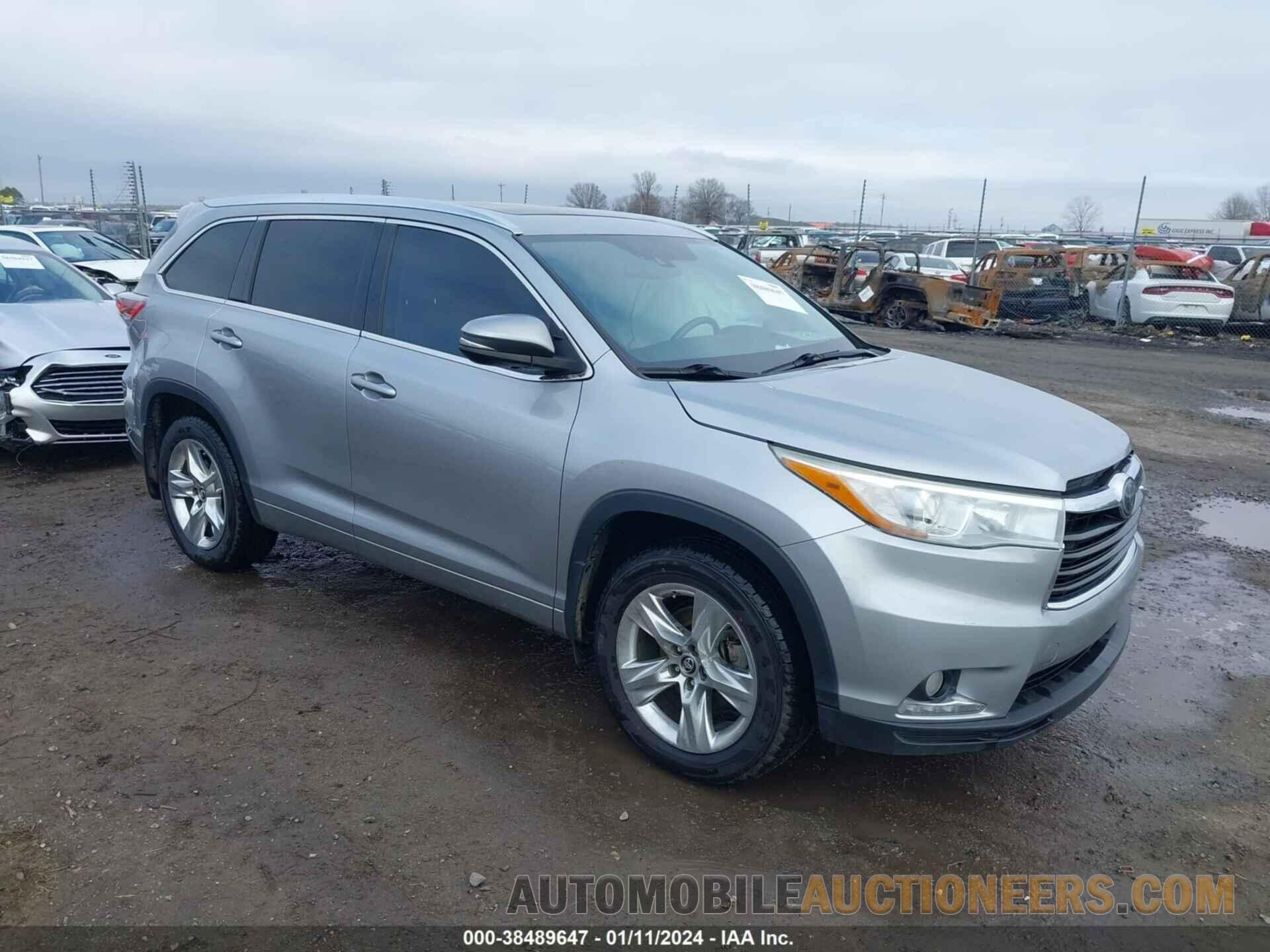 5TDDKRFH5GS261404 TOYOTA HIGHLANDER 2016