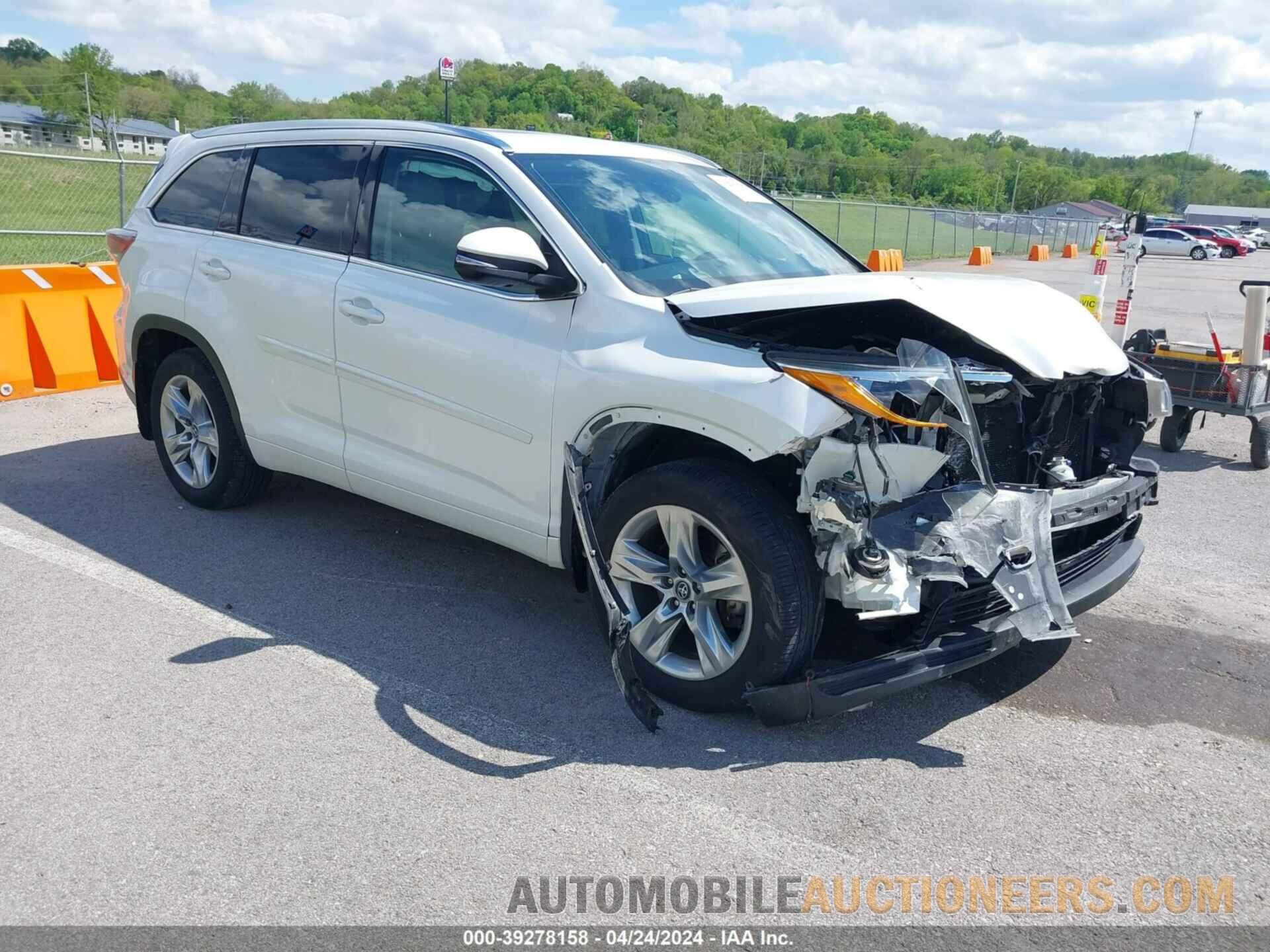 5TDDKRFH5GS293575 TOYOTA HIGHLANDER 2016