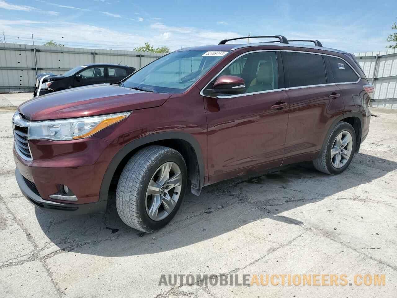 5TDDKRFH5GS296833 TOYOTA HIGHLANDER 2016