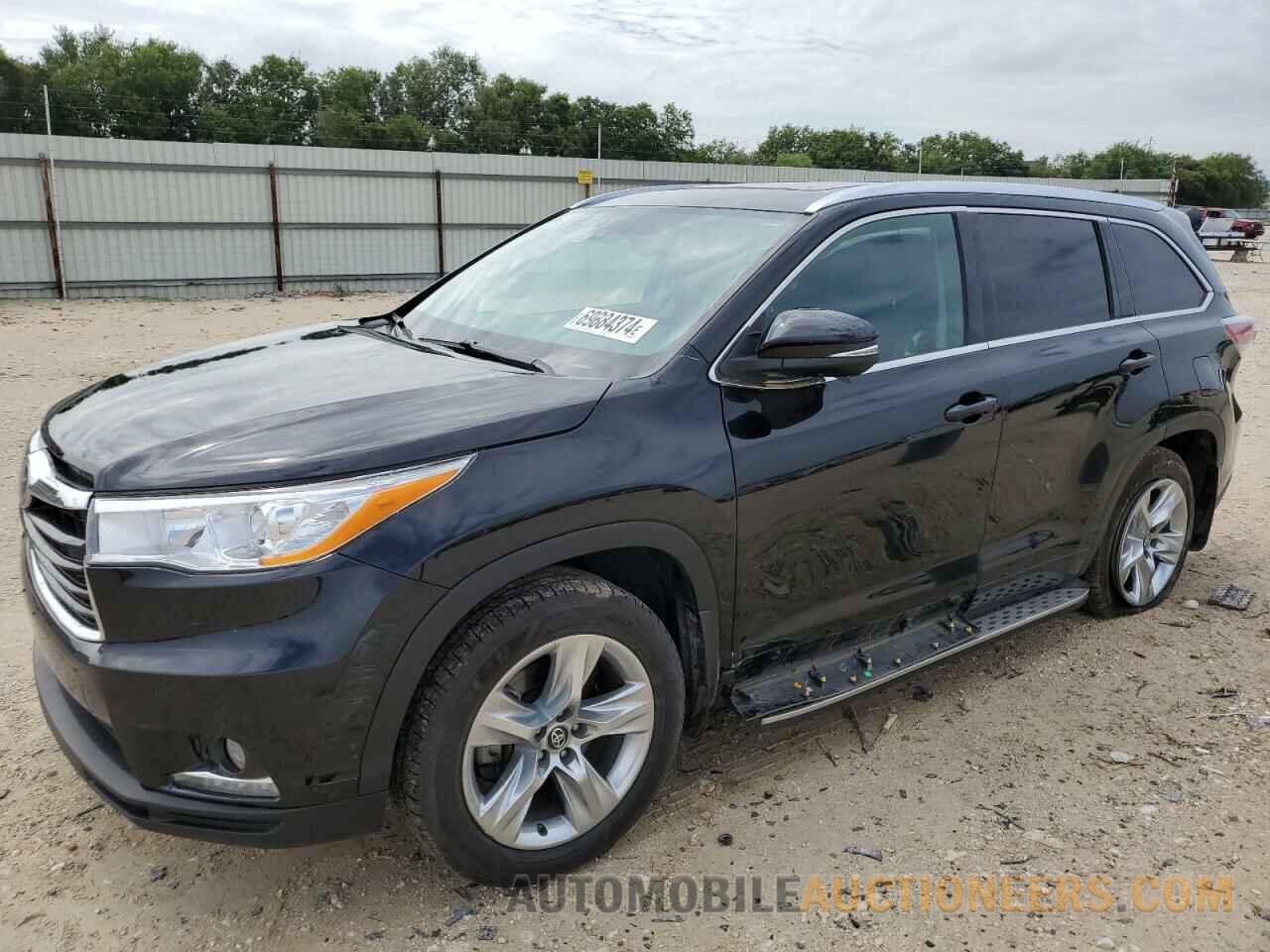 5TDDKRFH5GS323951 TOYOTA HIGHLANDER 2016