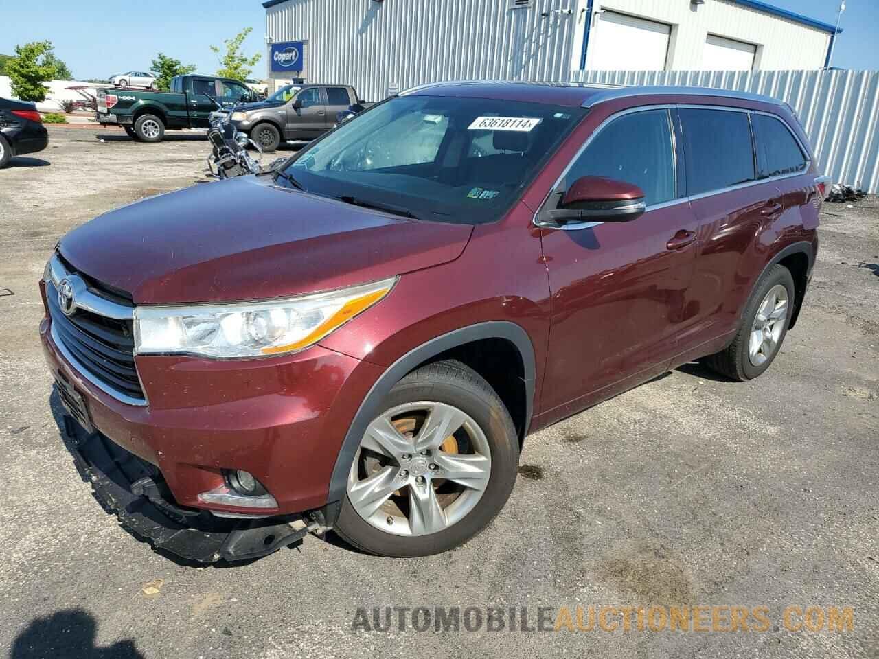 5TDDKRFH6FS120923 TOYOTA HIGHLANDER 2015