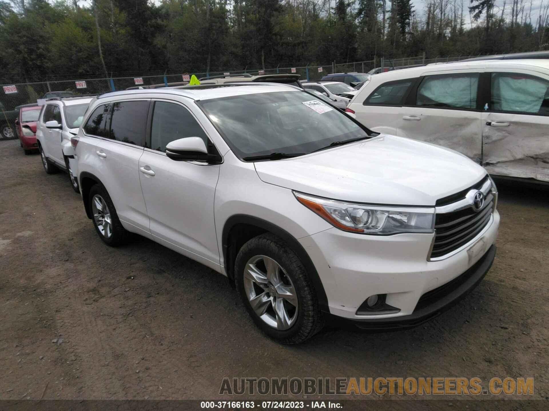 5TDDKRFH6FS125412 TOYOTA HIGHLANDER 2015