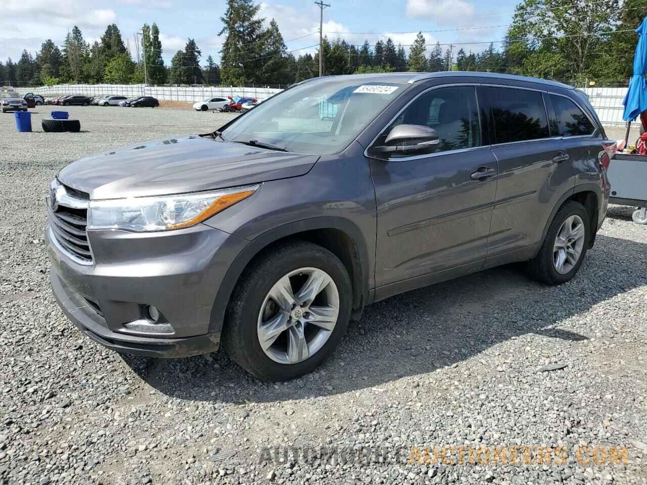 5TDDKRFH6FS165005 TOYOTA HIGHLANDER 2015