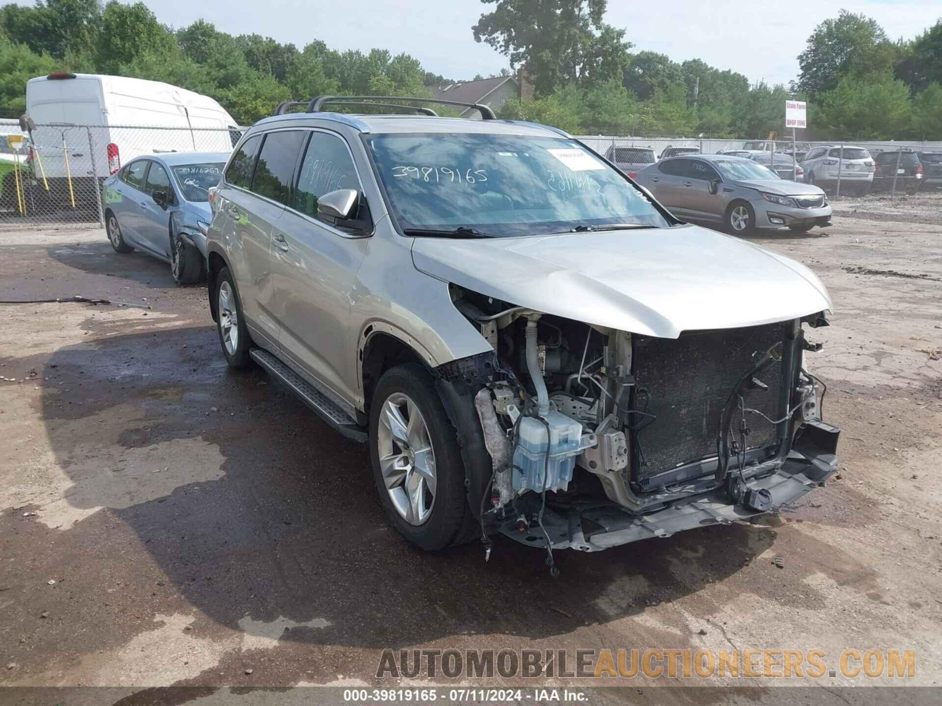 5TDDKRFH6FS172312 TOYOTA HIGHLANDER 2015