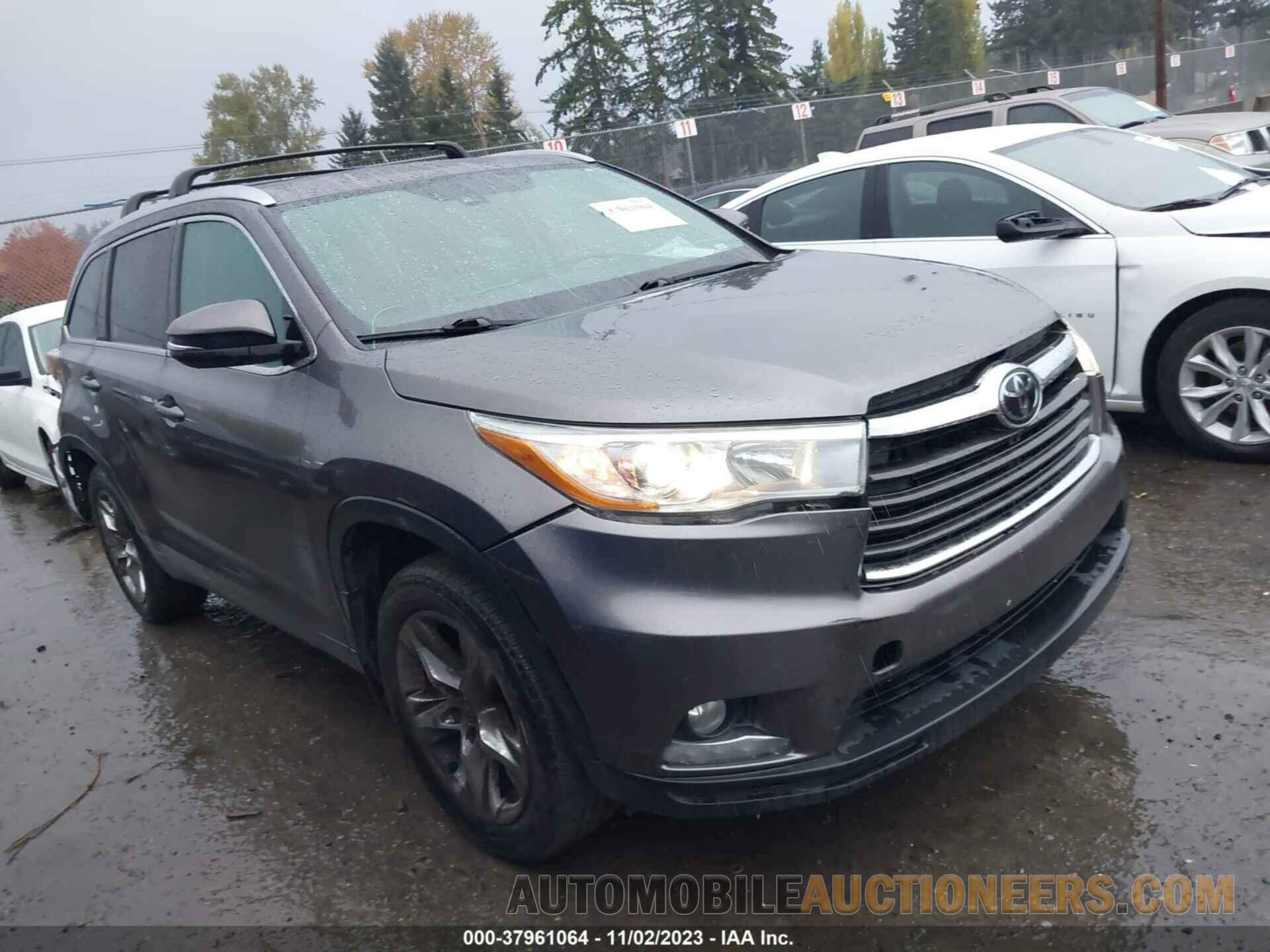 5TDDKRFH6GS291317 TOYOTA HIGHLANDER 2016