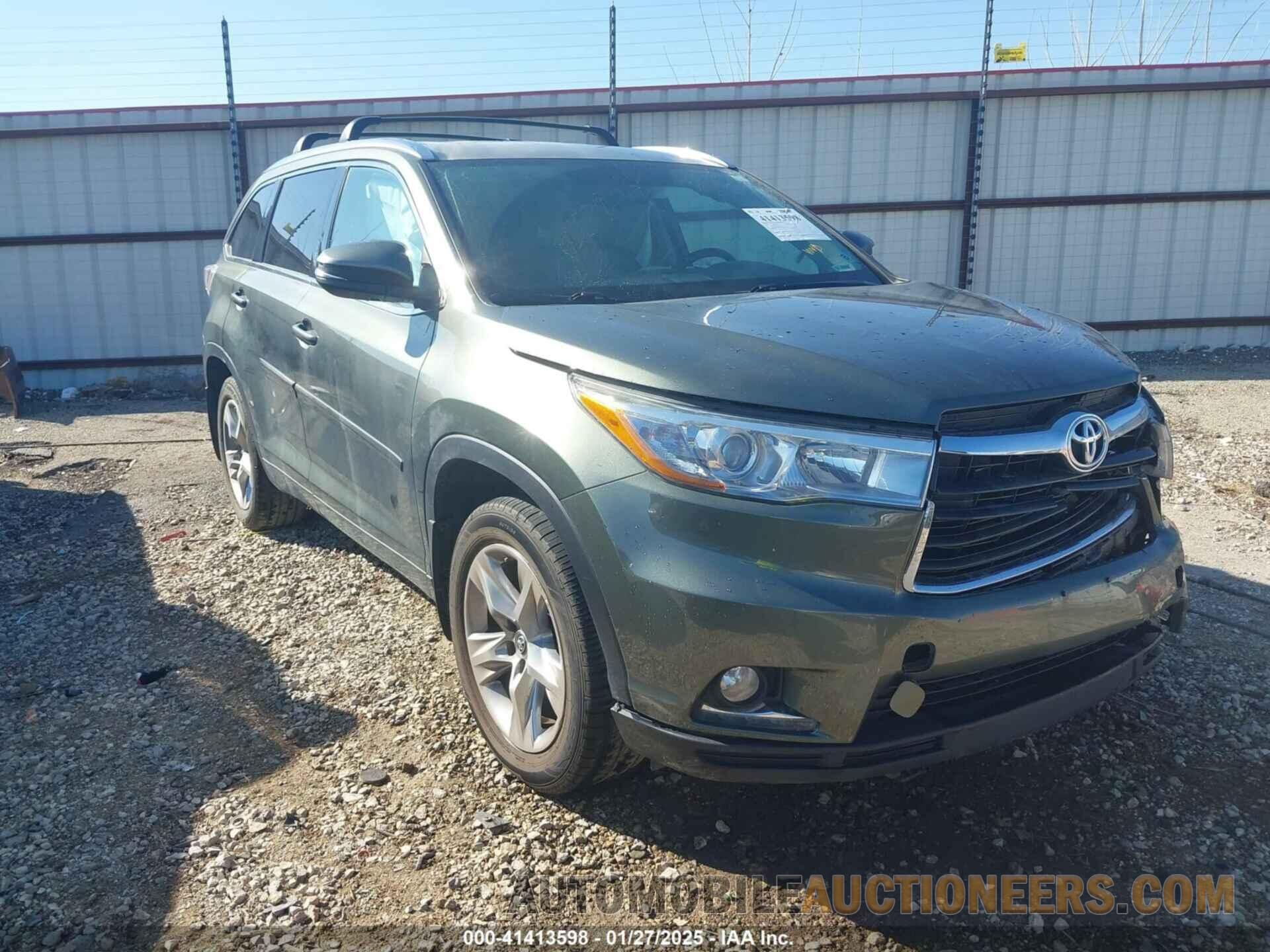 5TDDKRFH6GS302848 TOYOTA HIGHLANDER 2016