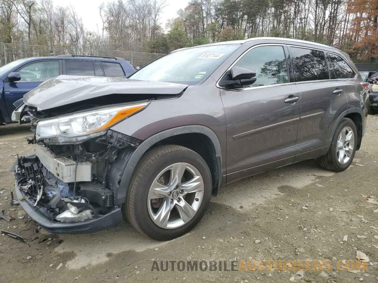 5TDDKRFH6GS306432 TOYOTA HIGHLANDER 2016