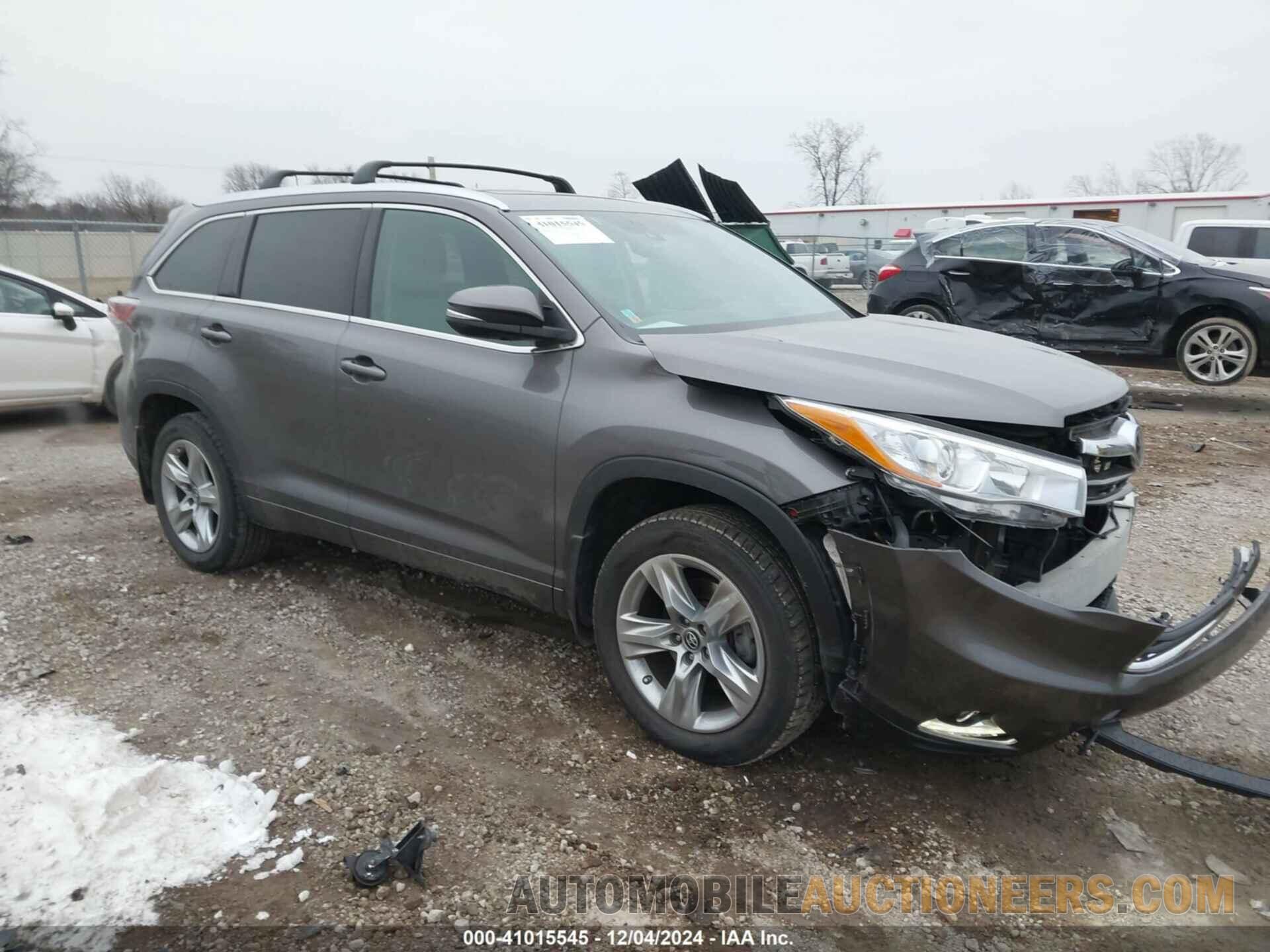 5TDDKRFH6GS336109 TOYOTA HIGHLANDER 2016