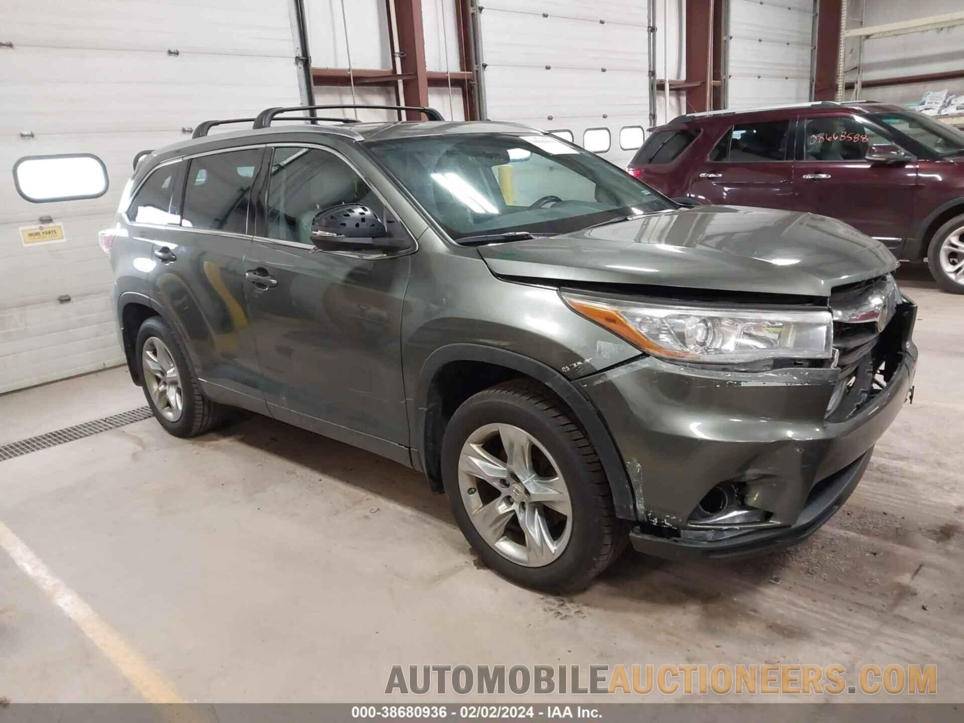 5TDDKRFH7FS096342 TOYOTA HIGHLANDER 2015