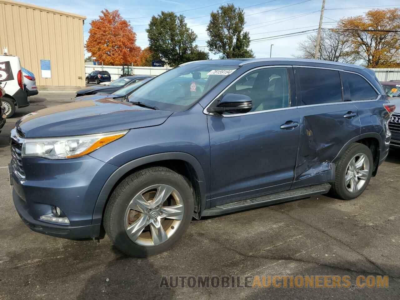 5TDDKRFH7FS096485 TOYOTA HIGHLANDER 2015