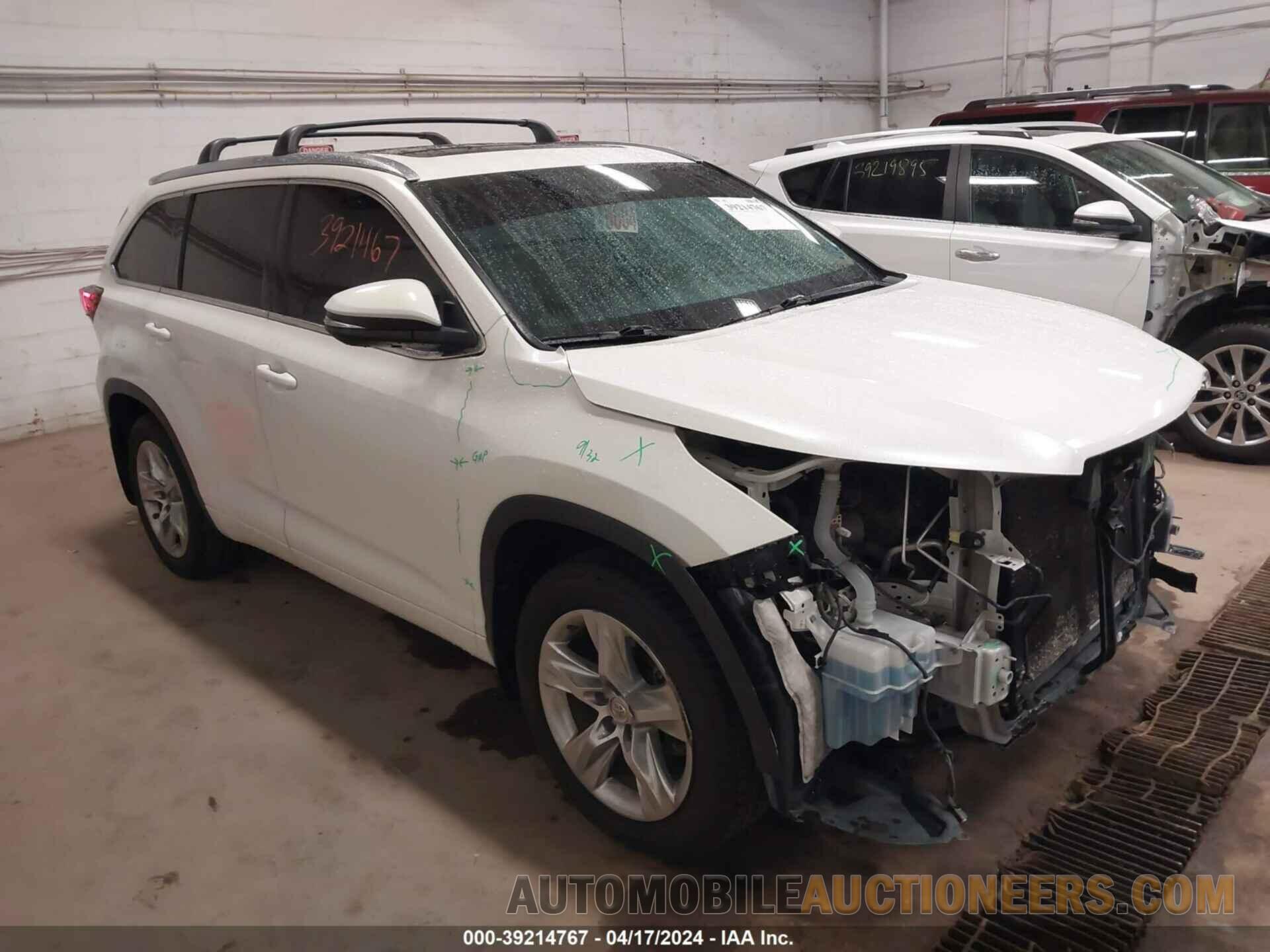 5TDDKRFH7FS123345 TOYOTA HIGHLANDER 2015