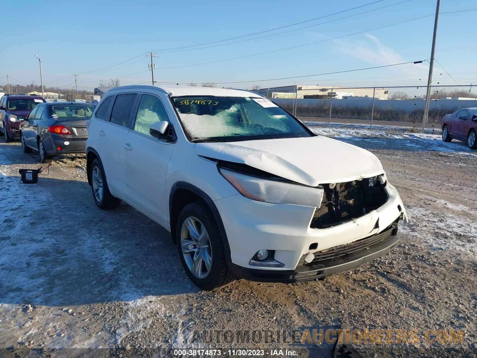 5TDDKRFH7GS253580 TOYOTA HIGHLANDER 2016