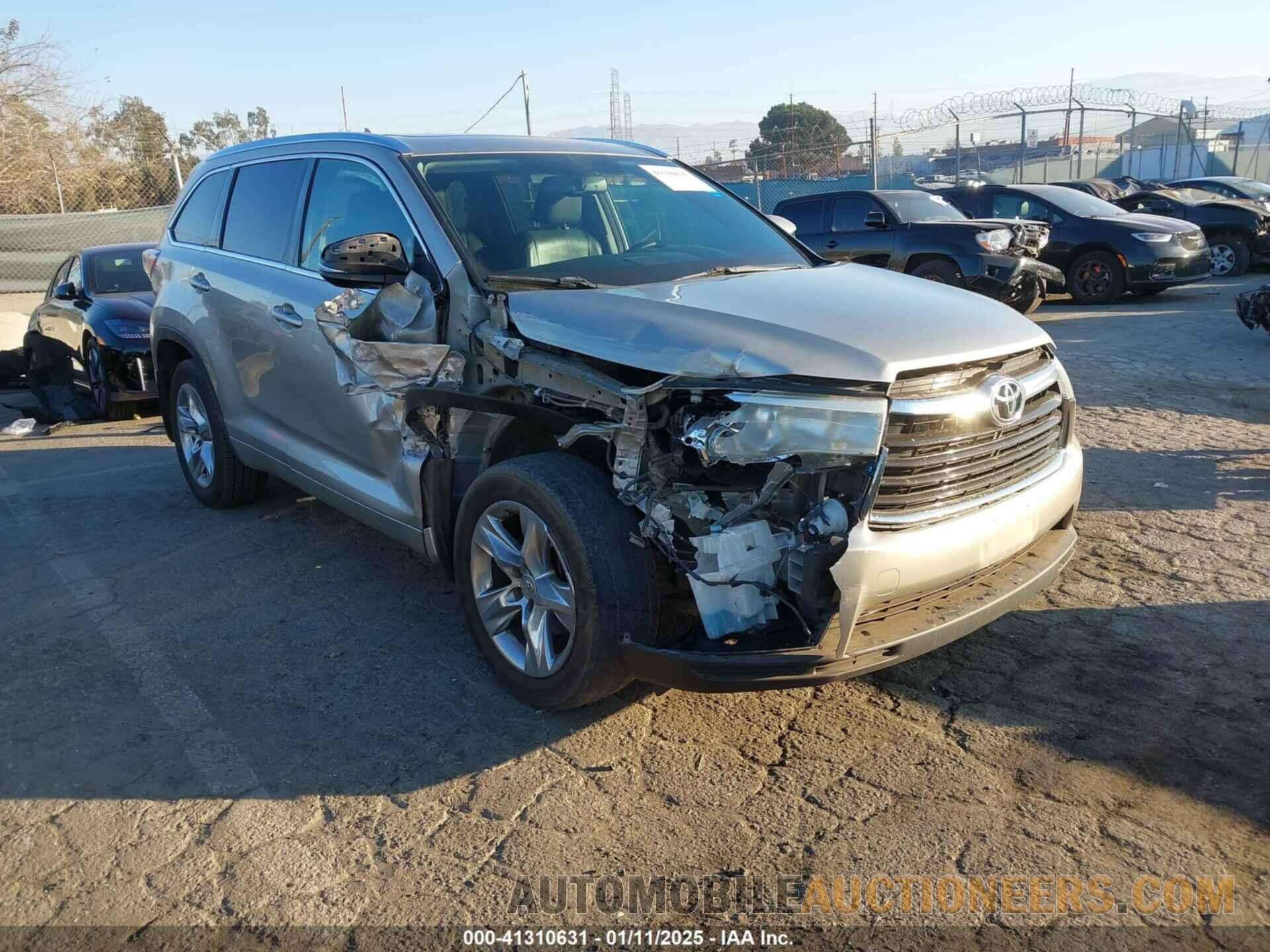 5TDDKRFH8ES061808 TOYOTA HIGHLANDER 2014