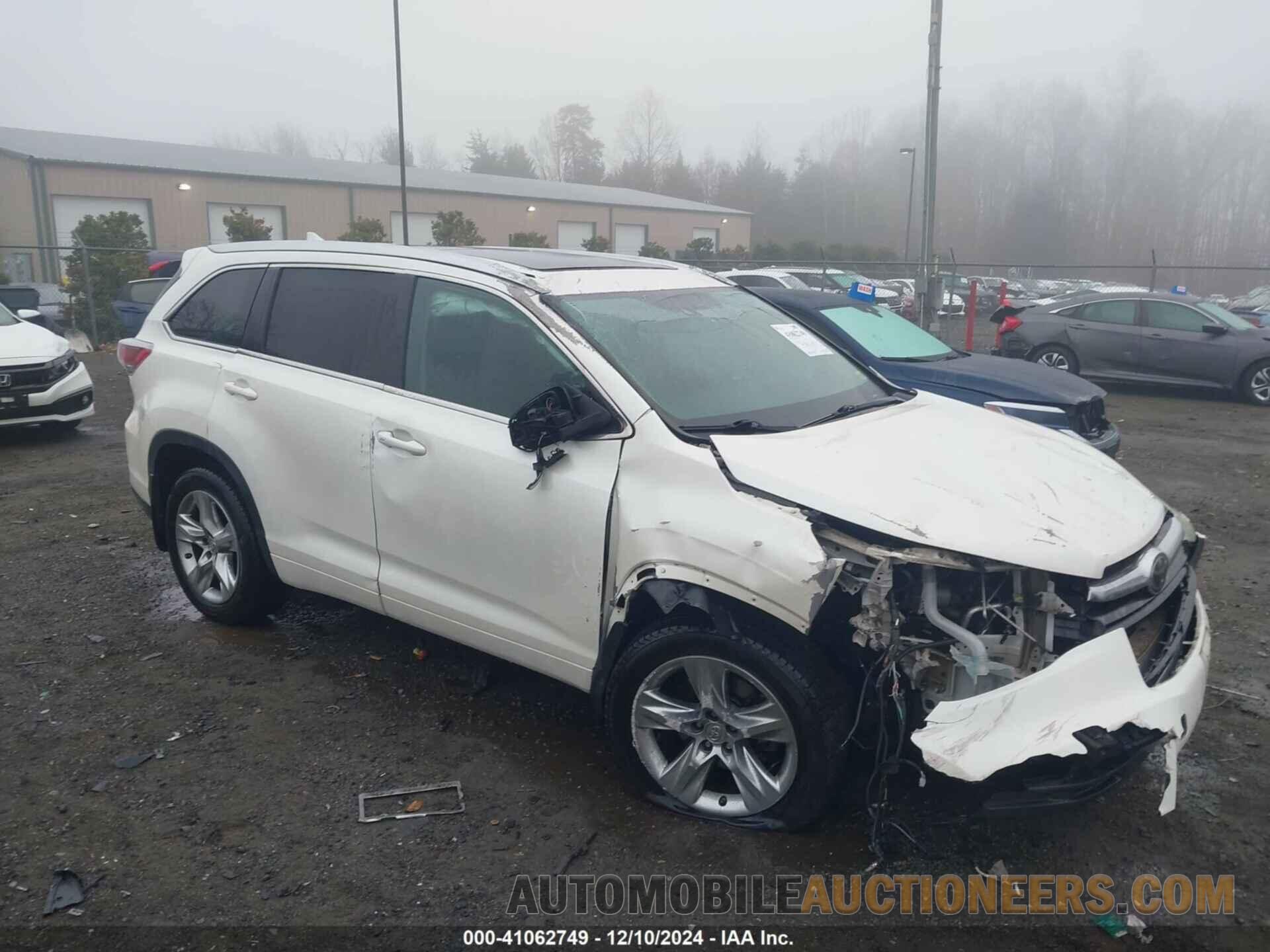 5TDDKRFH8FS072485 TOYOTA HIGHLANDER 2015