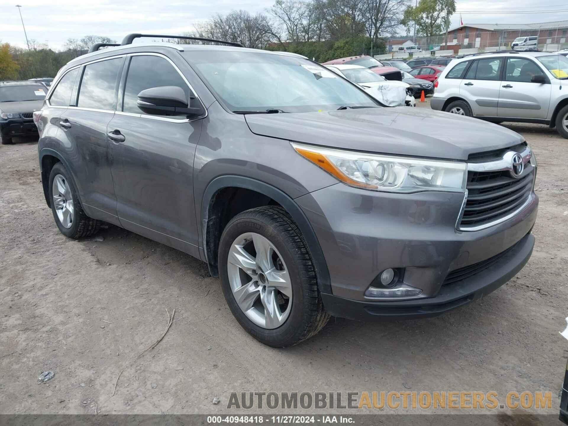 5TDDKRFH8FS103623 TOYOTA HIGHLANDER 2015