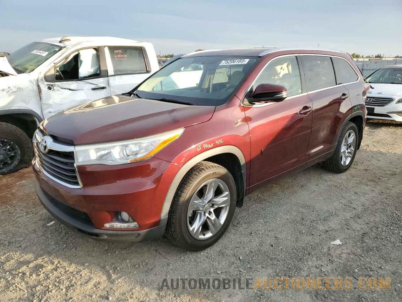 5TDDKRFH8FS122575 TOYOTA HIGHLANDER 2015