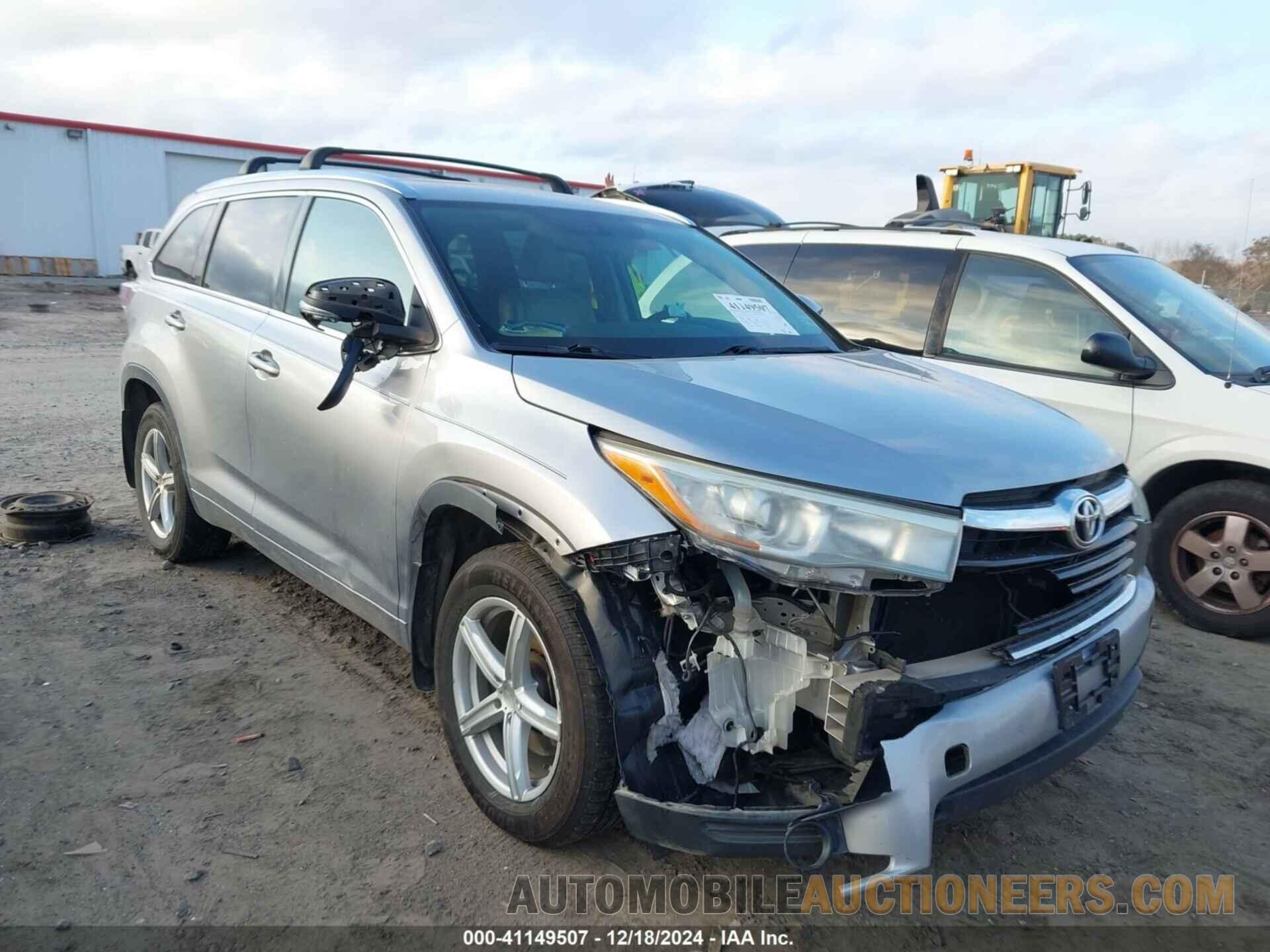 5TDDKRFH8FS137545 TOYOTA HIGHLANDER 2015