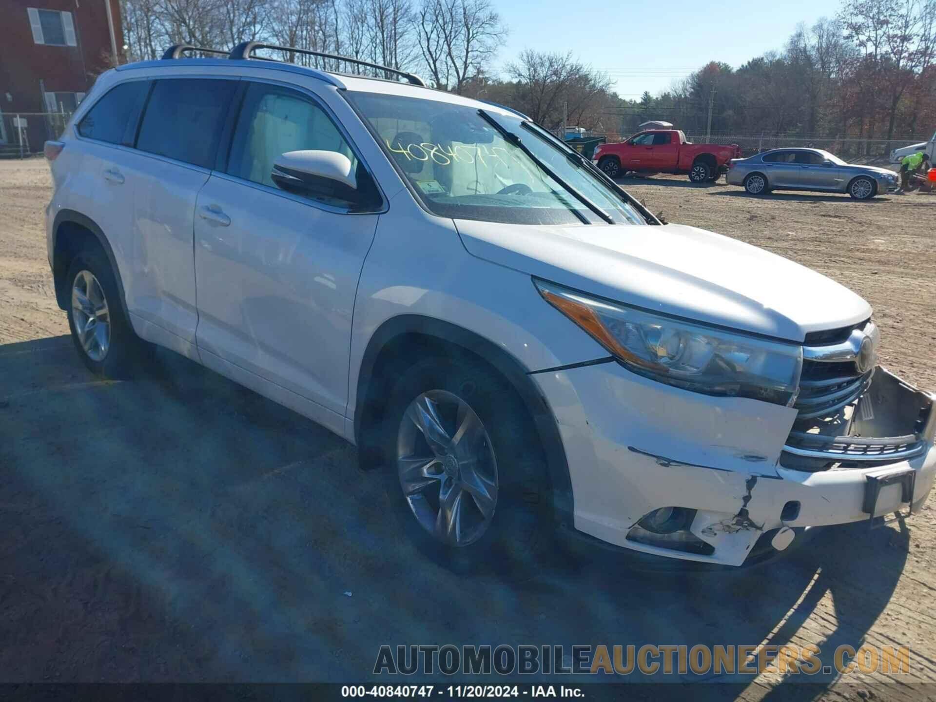 5TDDKRFH8FS146827 TOYOTA HIGHLANDER 2015