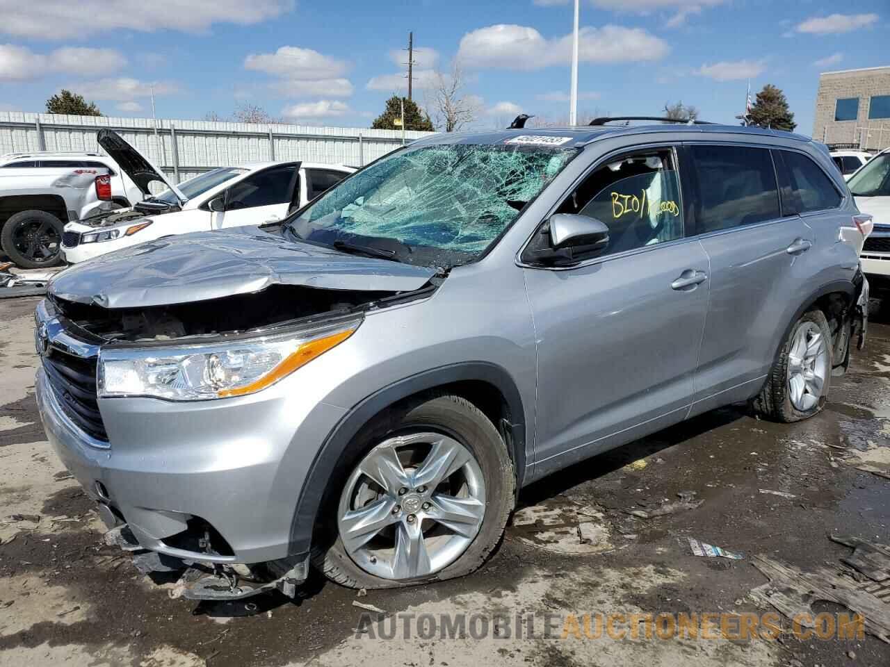 5TDDKRFH8FS153809 TOYOTA HIGHLANDER 2015