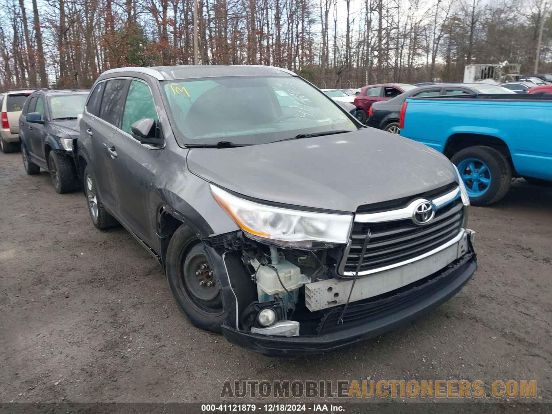 5TDDKRFH8FS162610 TOYOTA HIGHLANDER 2015