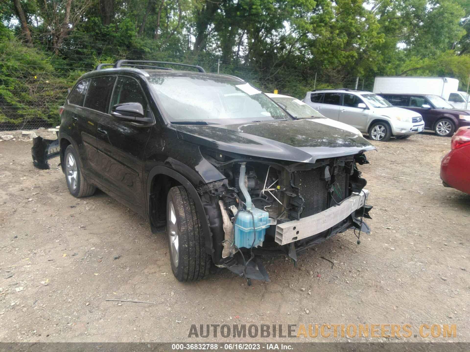 5TDDKRFH8FS193811 TOYOTA HIGHLANDER 2015