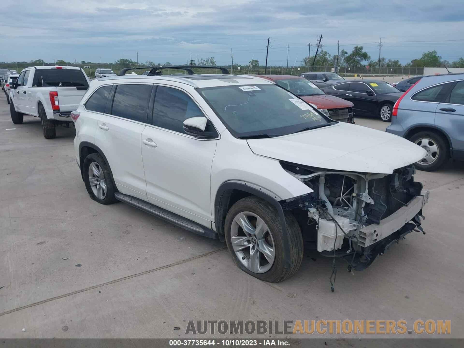 5TDDKRFH8GS229692 TOYOTA HIGHLANDER 2016