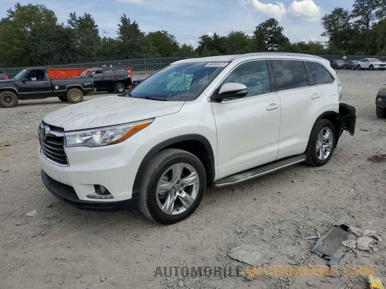 5TDDKRFH8GS264927 TOYOTA HIGHLANDER 2016