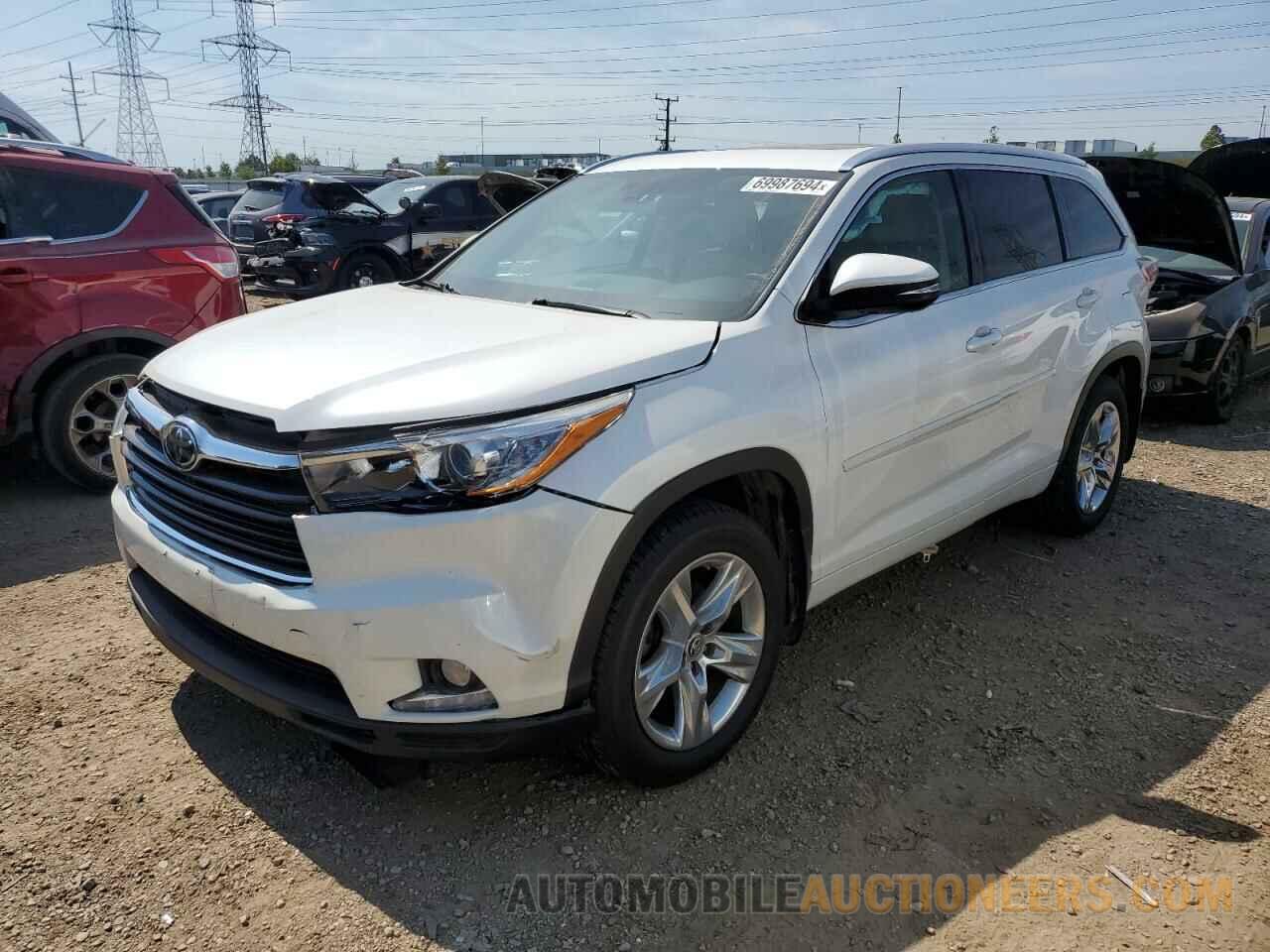 5TDDKRFH8GS269139 TOYOTA HIGHLANDER 2016