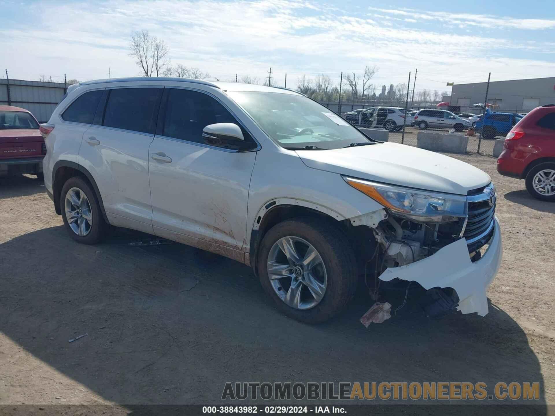 5TDDKRFH8GS315276 TOYOTA HIGHLANDER 2016