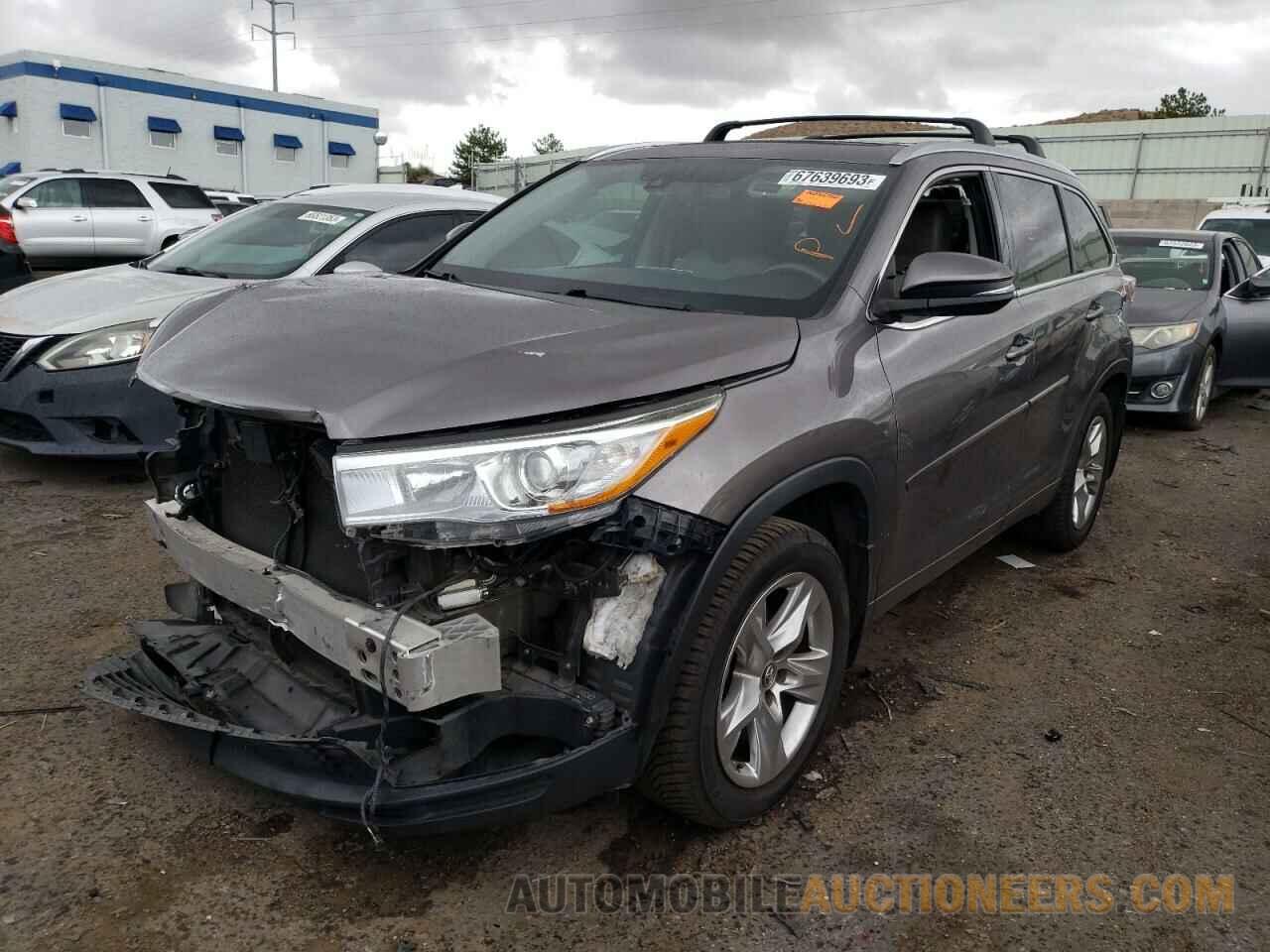 5TDDKRFH8GS331235 TOYOTA HIGHLANDER 2016