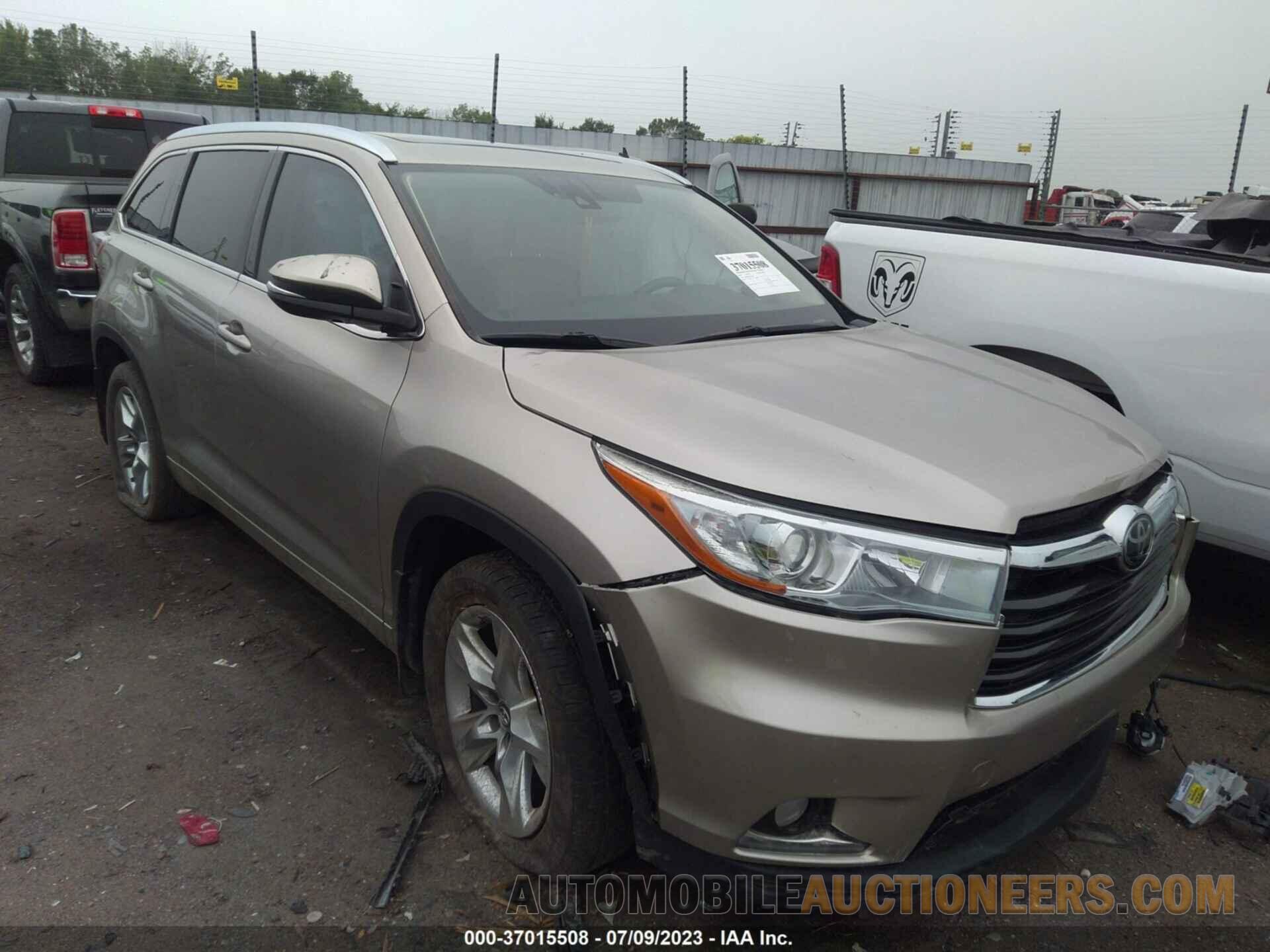 5TDDKRFH8GS333356 TOYOTA HIGHLANDER 2016