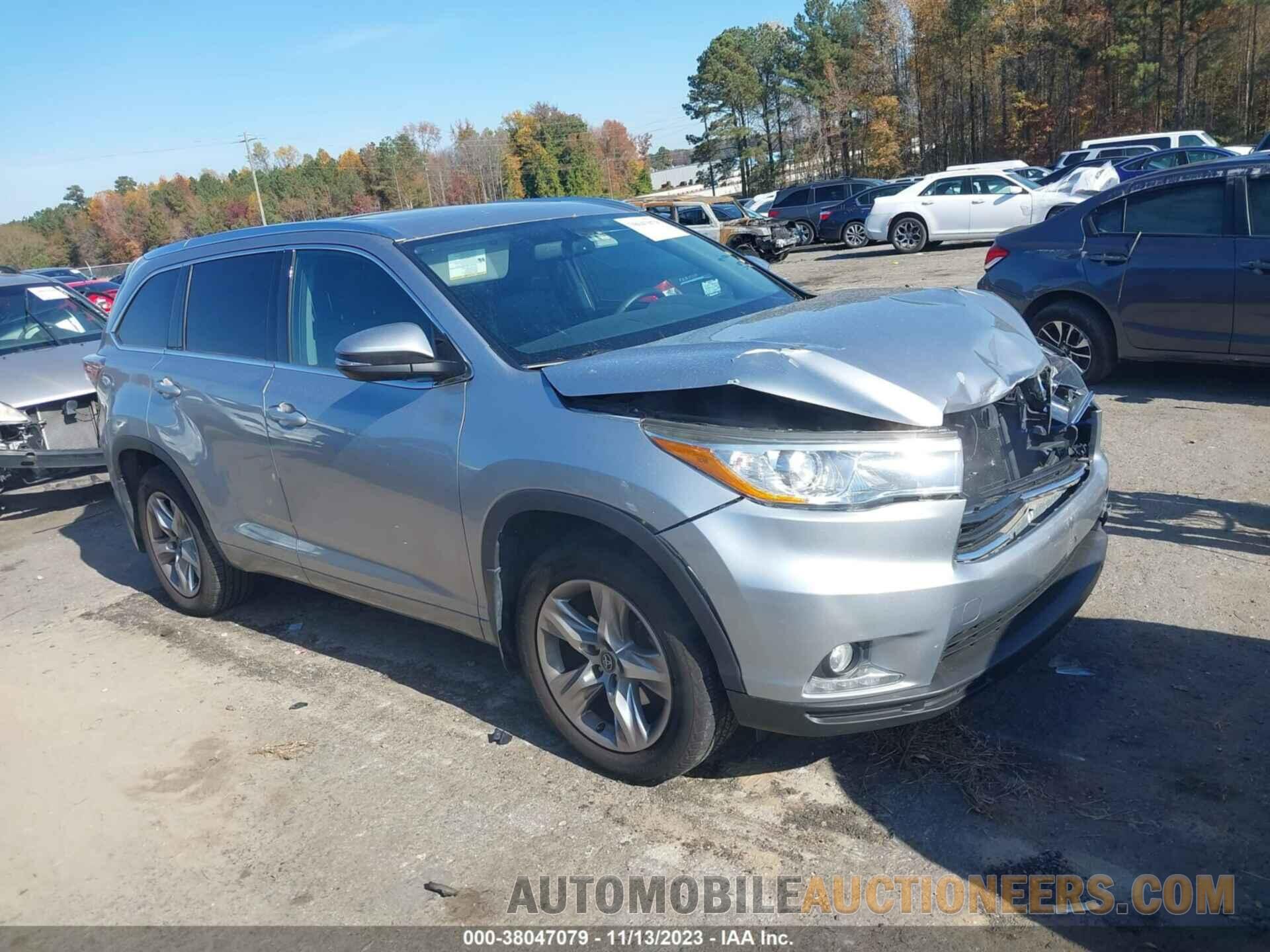 5TDDKRFH8GS337410 TOYOTA HIGHLANDER 2016