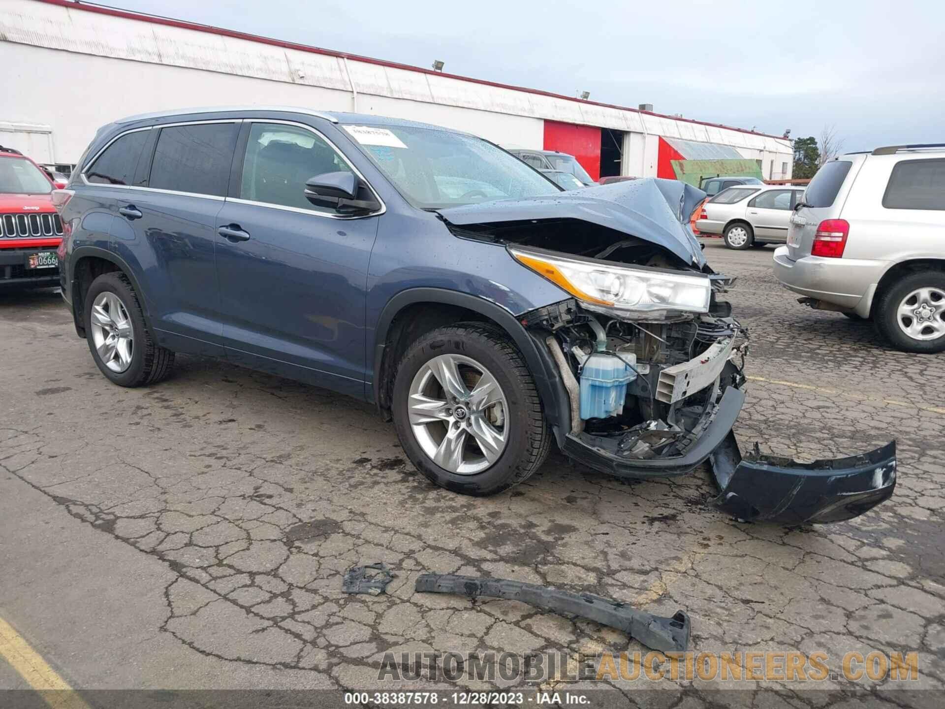 5TDDKRFH8GS354689 TOYOTA HIGHLANDER 2016