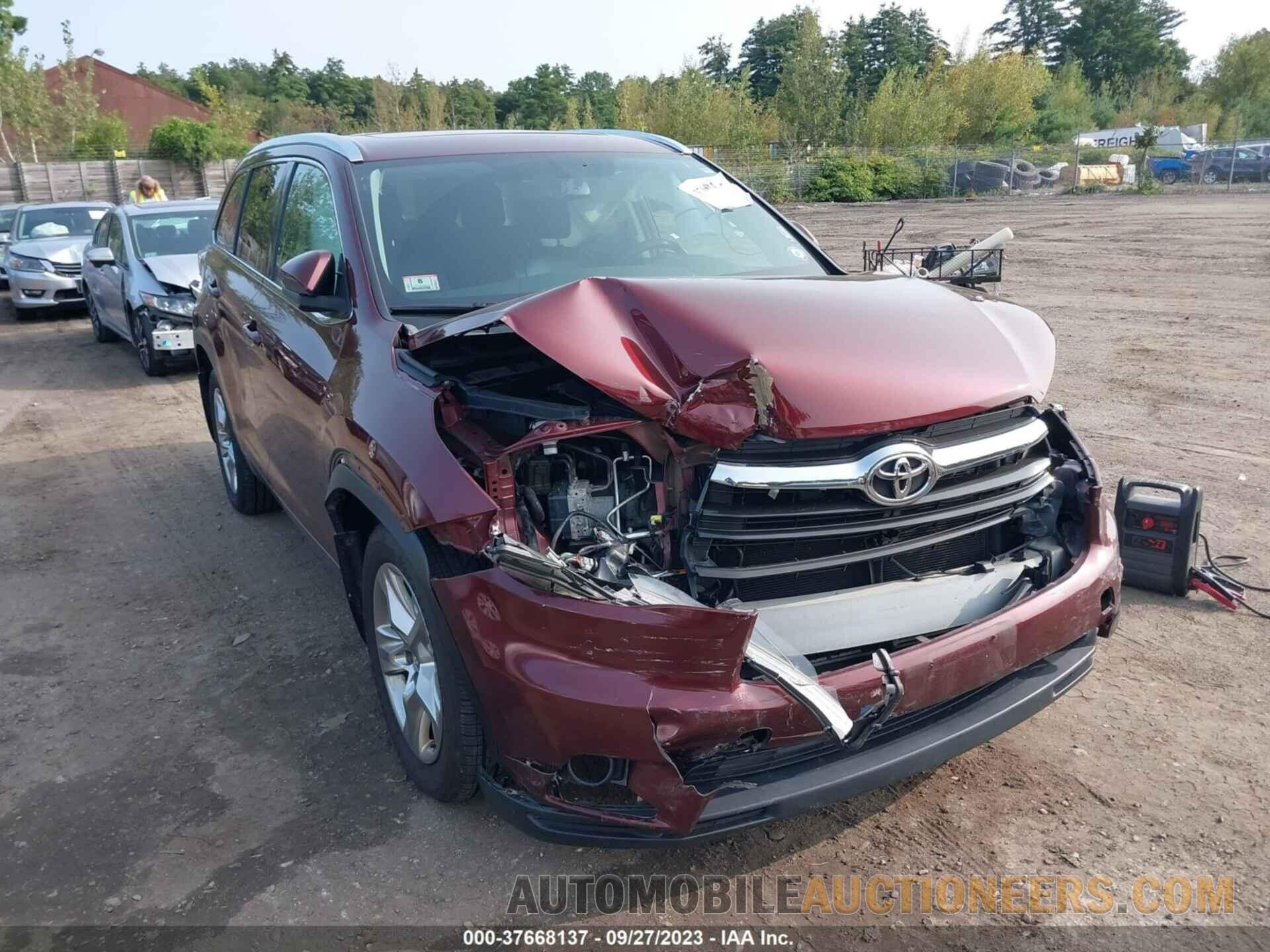 5TDDKRFH9FS092373 TOYOTA HIGHLANDER 2015