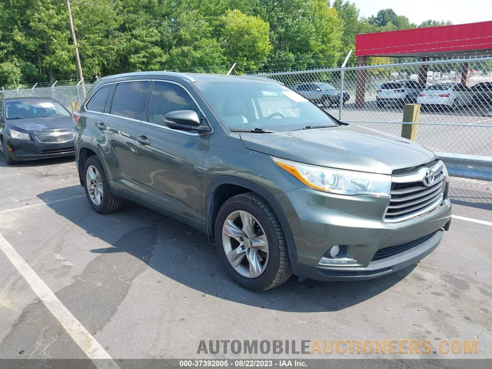 5TDDKRFH9FS102478 TOYOTA HIGHLANDER 2015