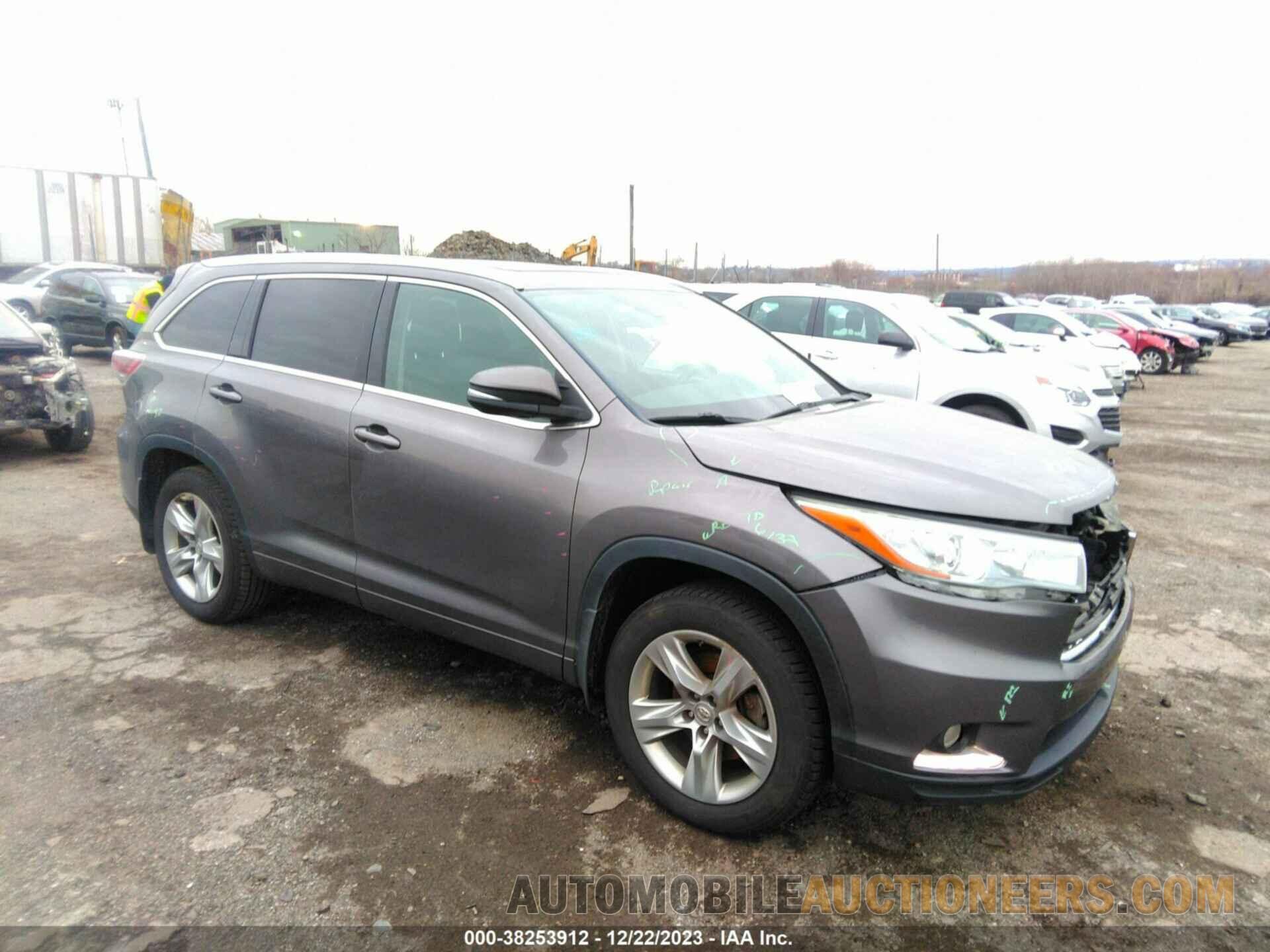 5TDDKRFH9FS103727 TOYOTA HIGHLANDER 2015