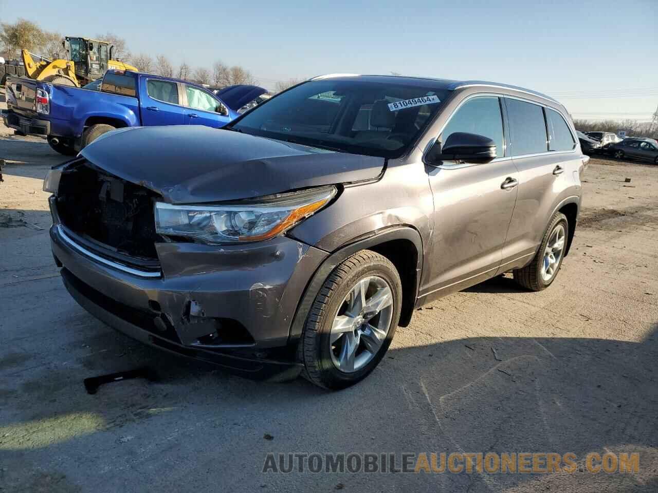 5TDDKRFH9FS105946 TOYOTA HIGHLANDER 2015