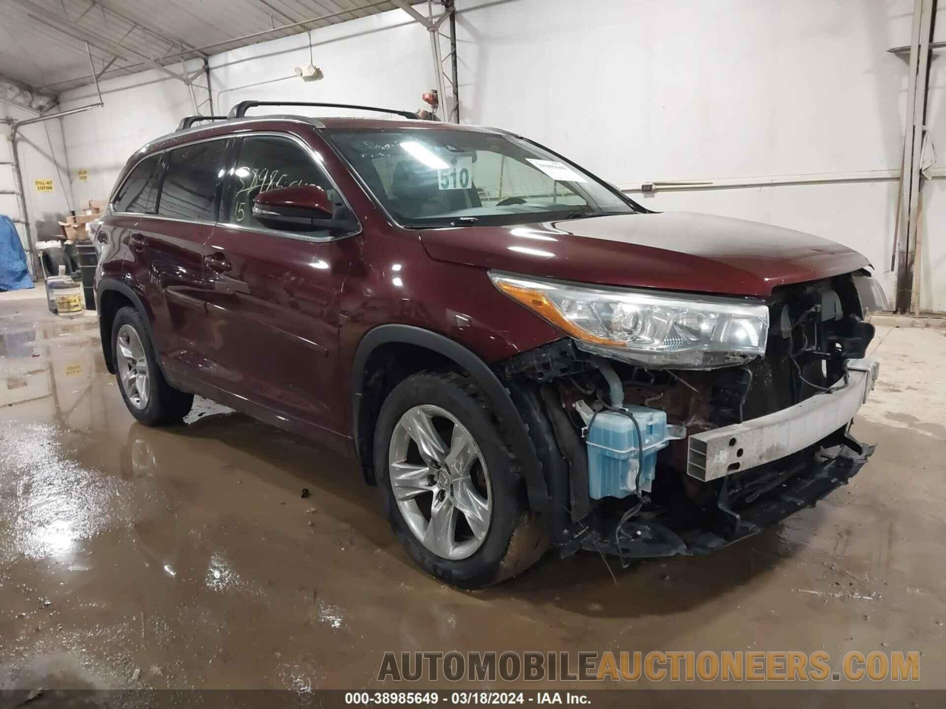 5TDDKRFH9FS117045 TOYOTA HIGHLANDER 2015