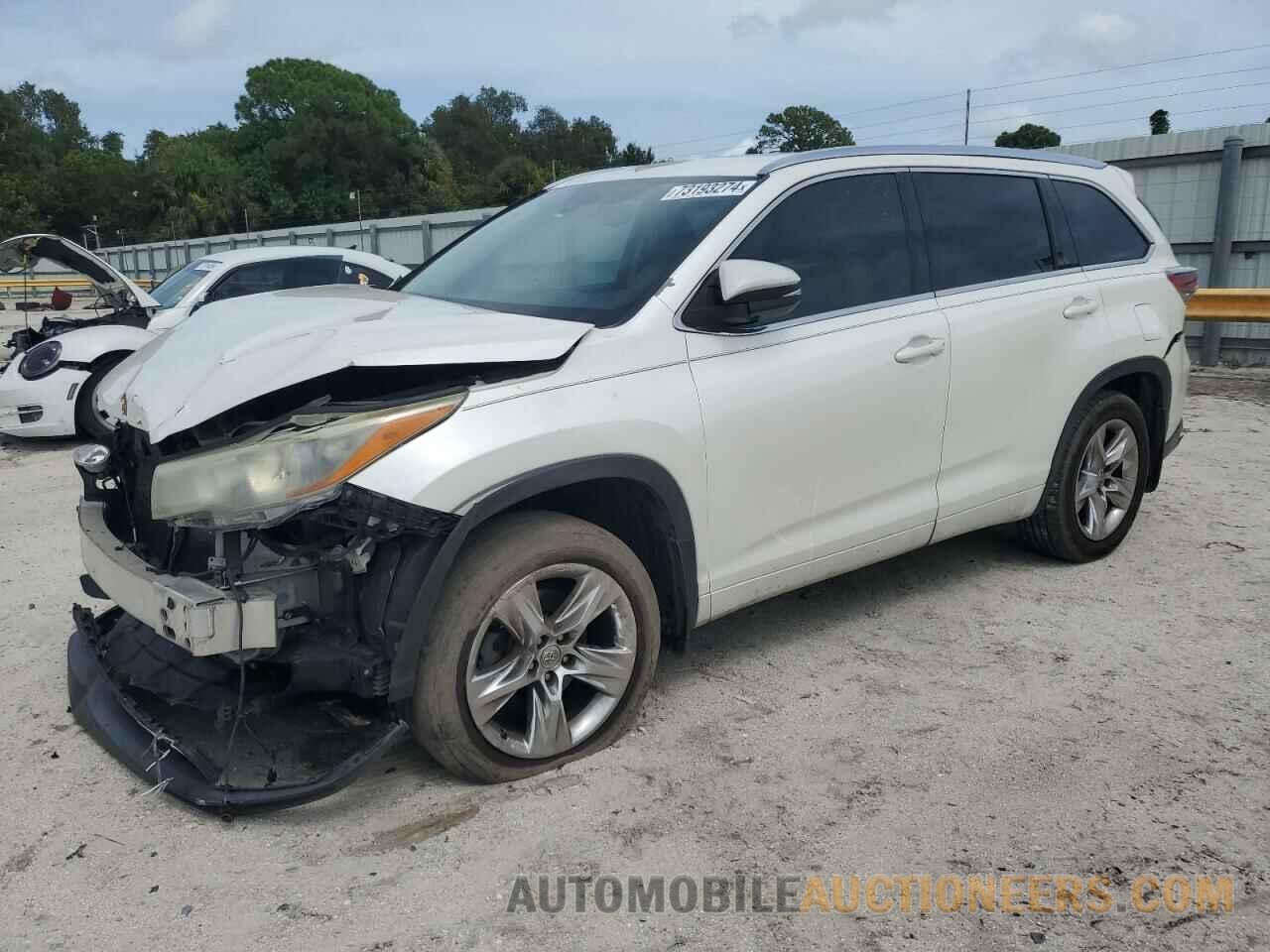 5TDDKRFH9FS125663 TOYOTA HIGHLANDER 2015