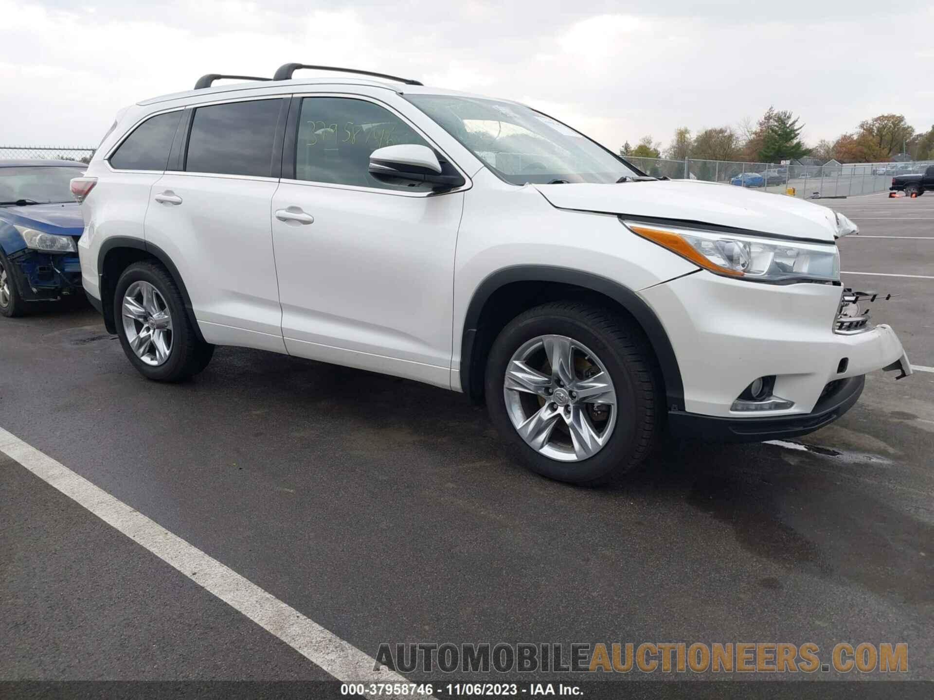 5TDDKRFH9FS126117 TOYOTA HIGHLANDER 2015