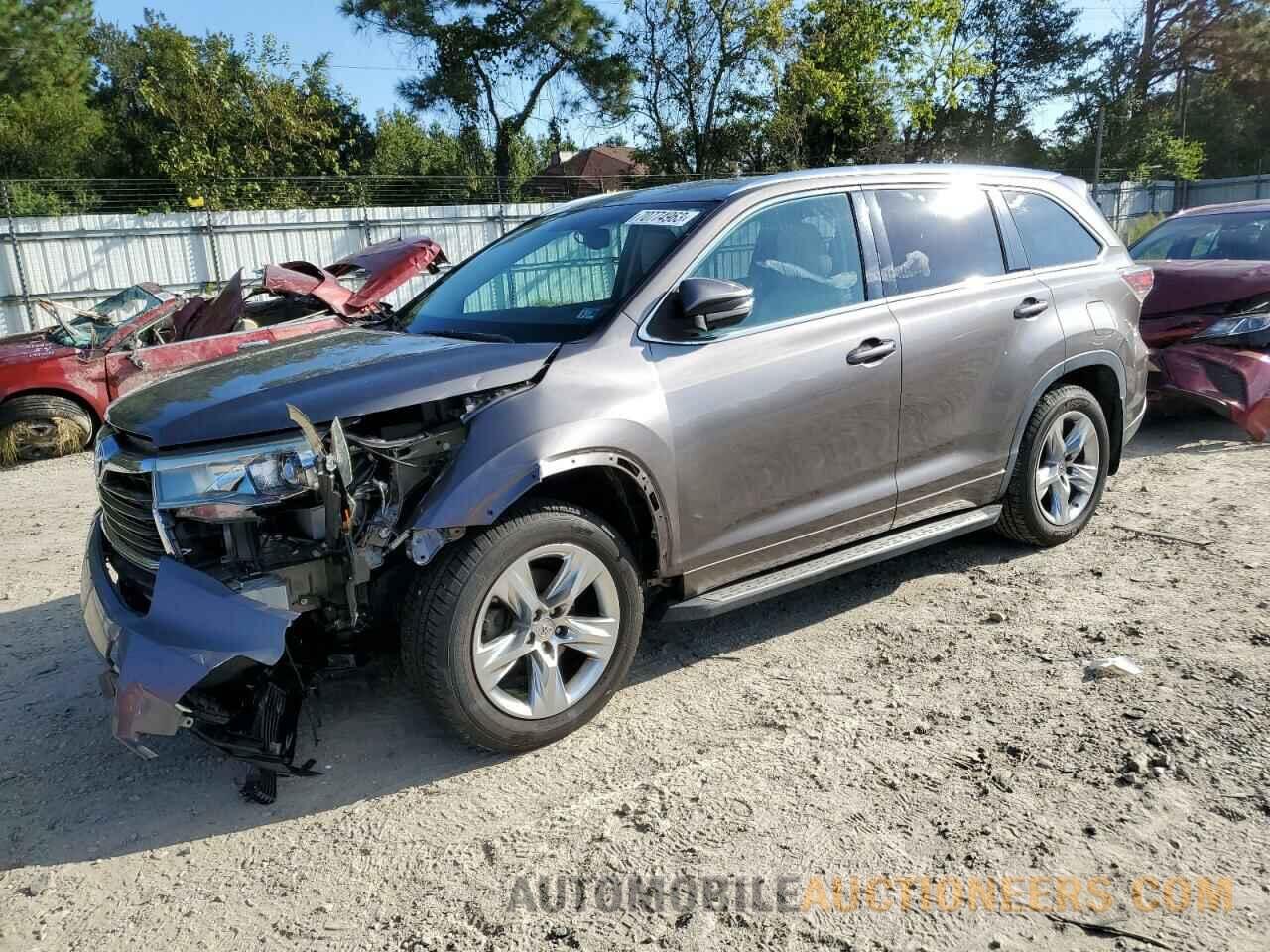 5TDDKRFH9FS152474 TOYOTA HIGHLANDER 2015