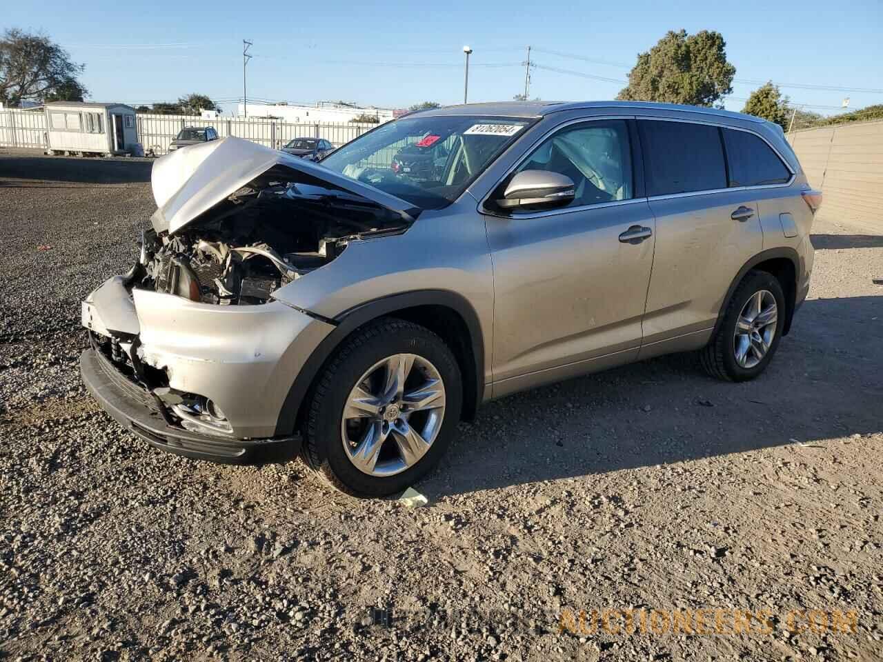 5TDDKRFH9FS153107 TOYOTA HIGHLANDER 2015