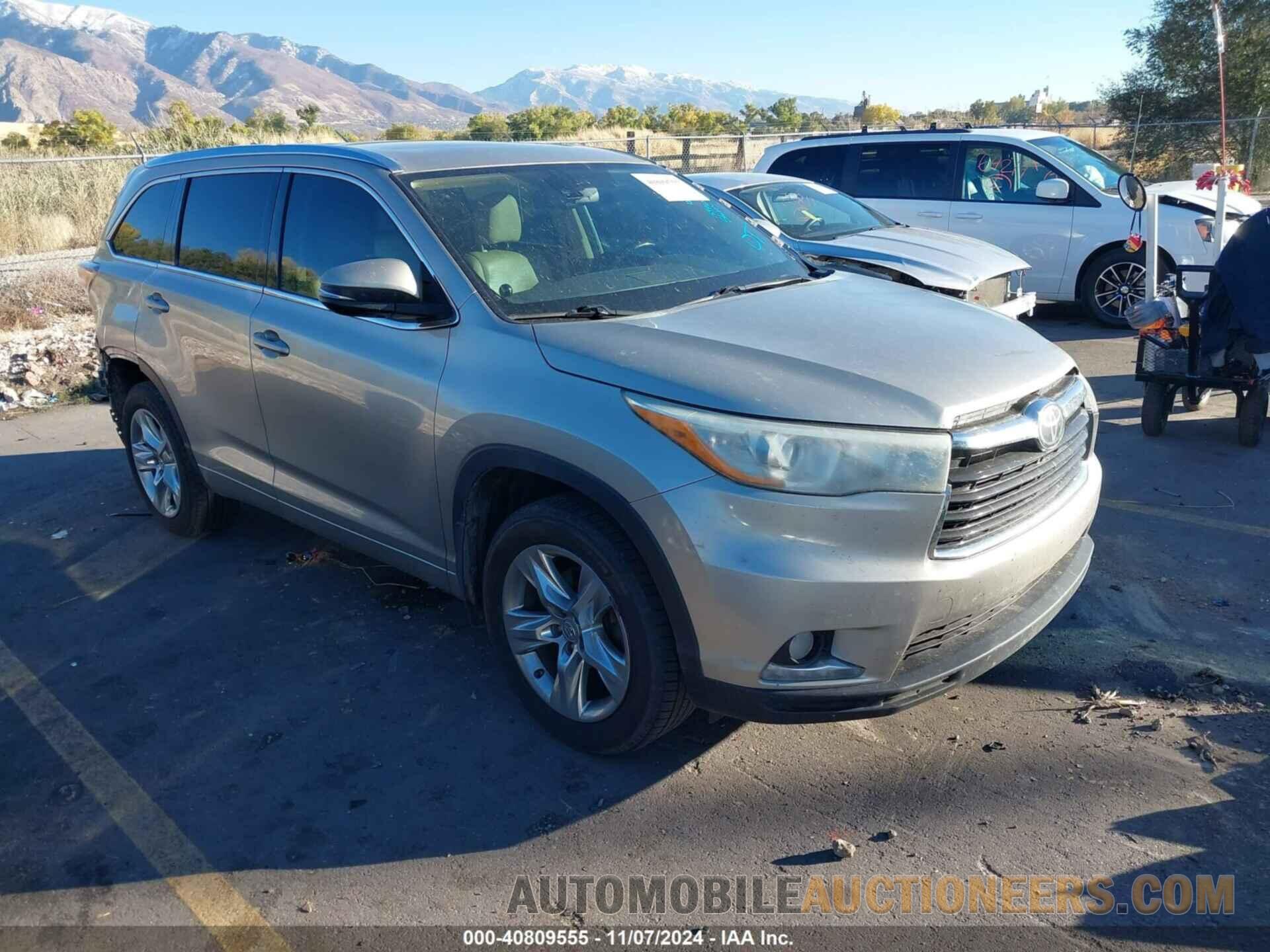 5TDDKRFH9FS159490 TOYOTA HIGHLANDER 2015