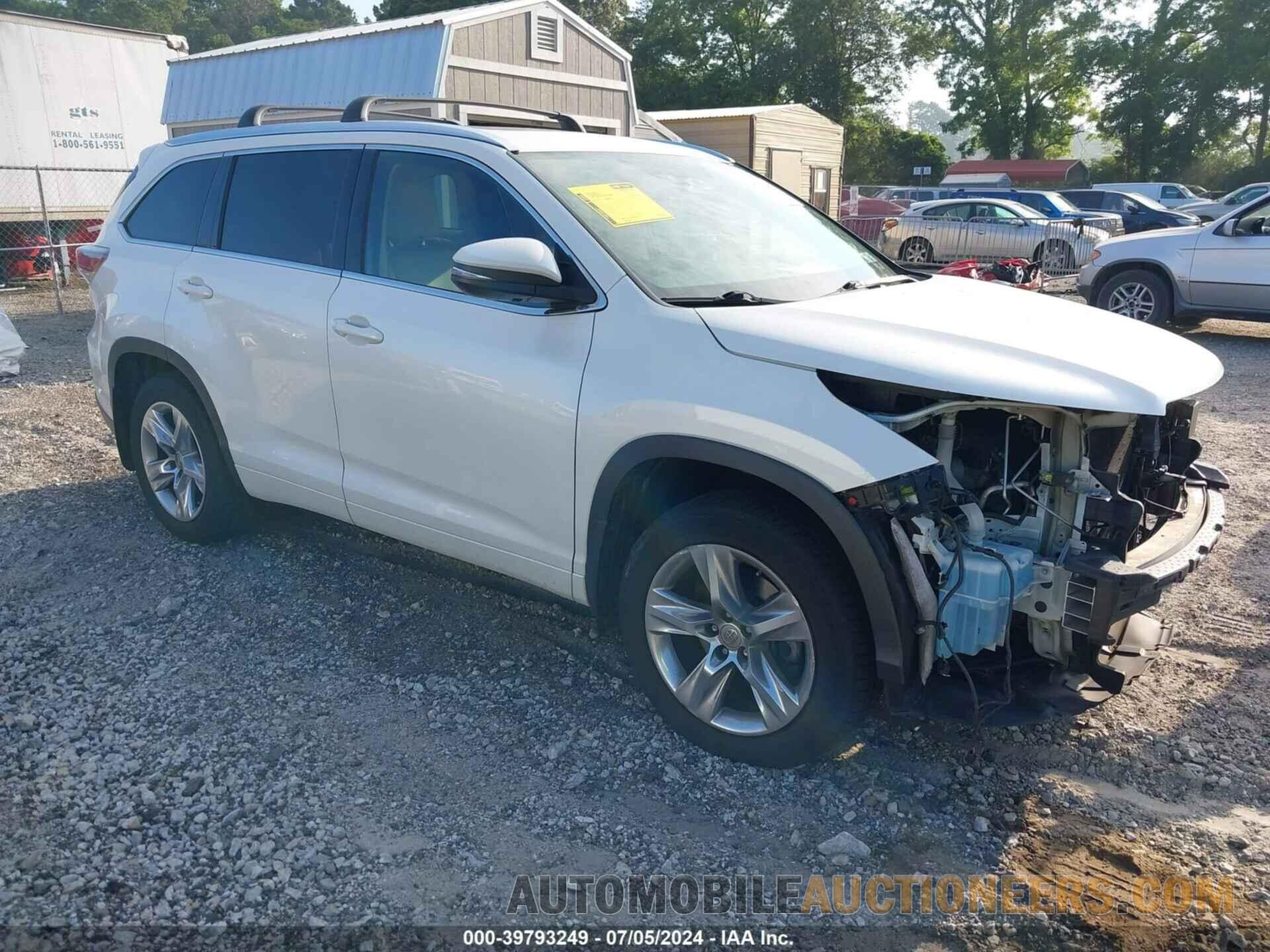 5TDDKRFH9FS163362 TOYOTA HIGHLANDER 2015