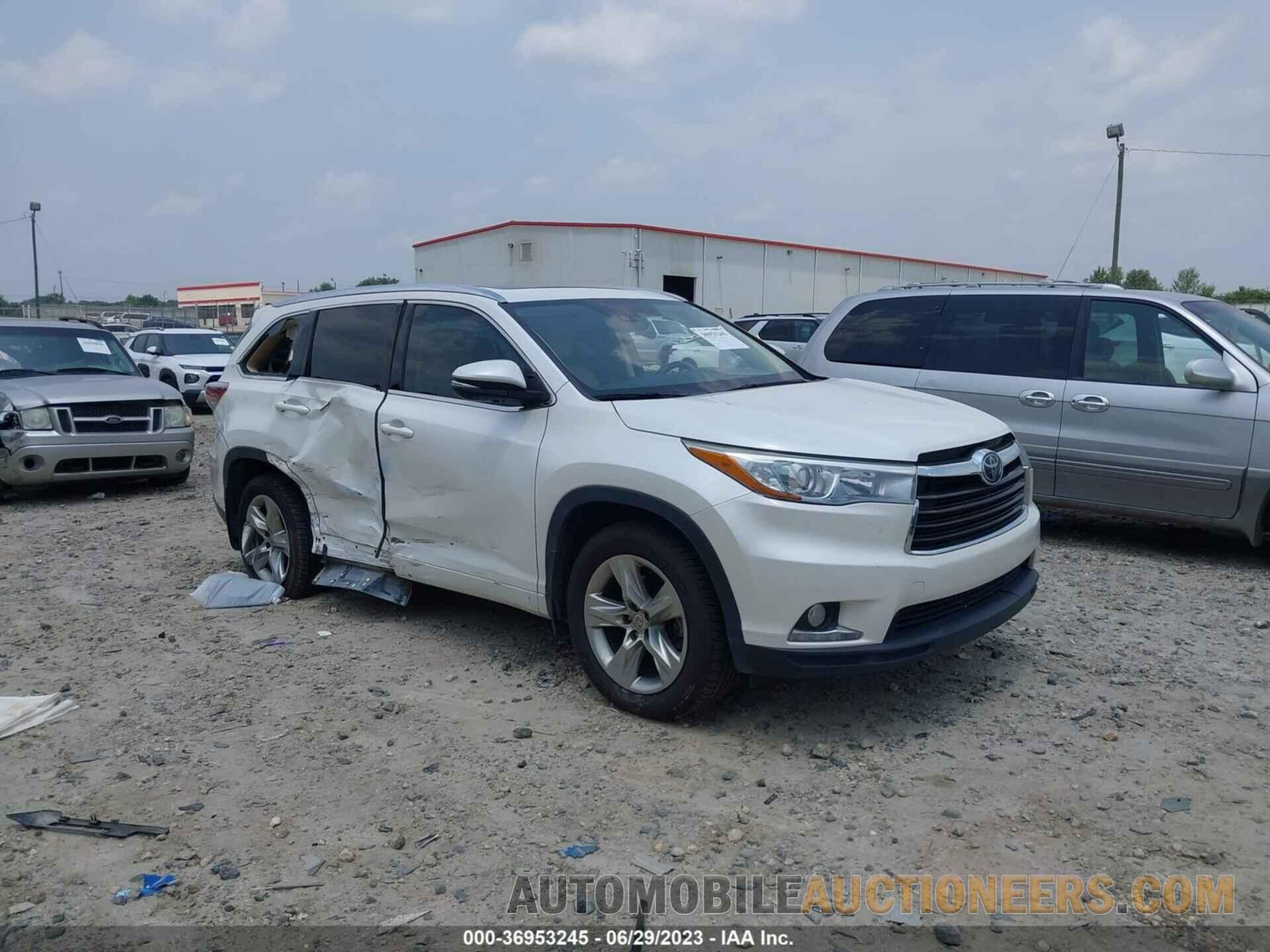 5TDDKRFH9FS176161 TOYOTA HIGHLANDER 2015